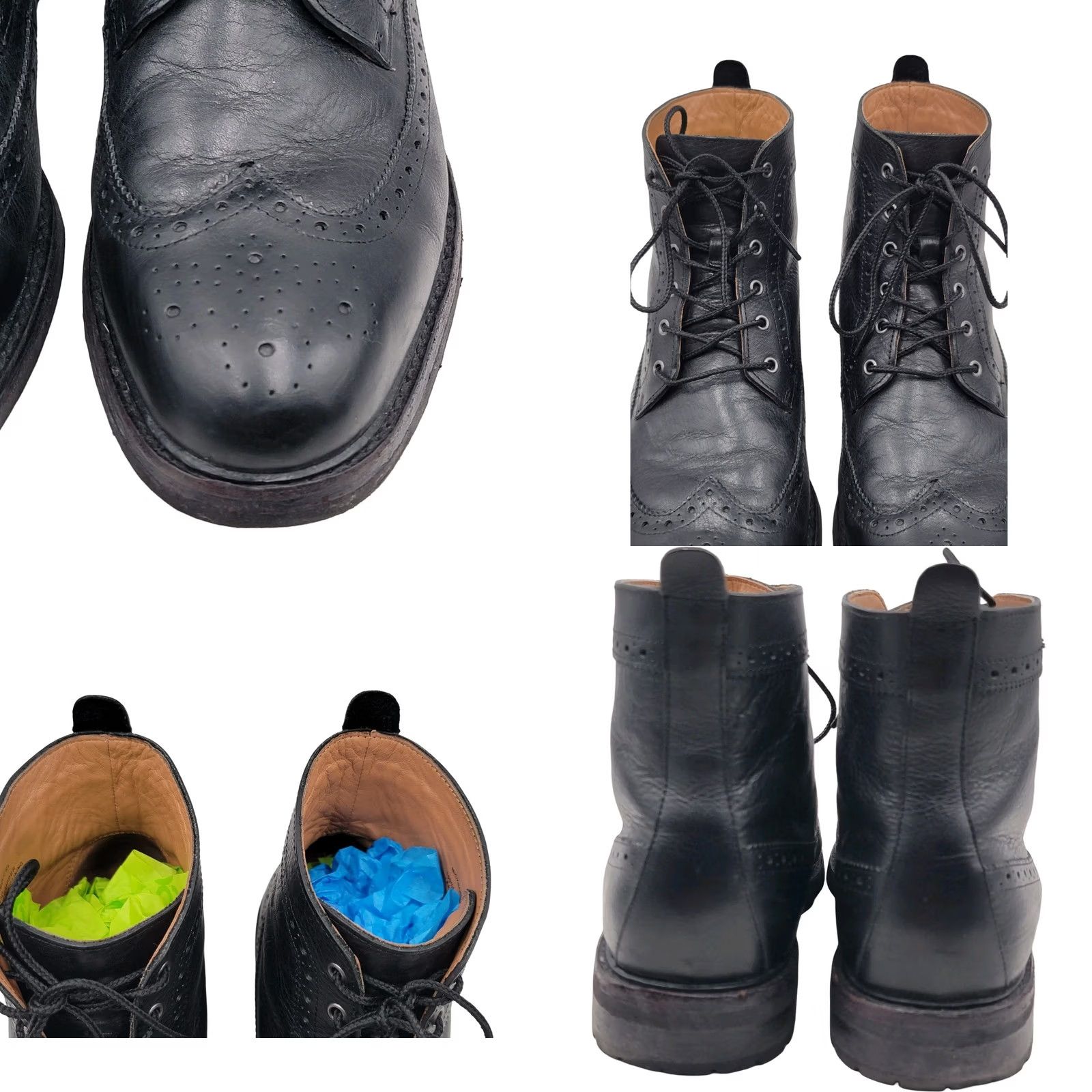 Polo Ralph Lauren Black Chukka Boot Men 13 Leather Suede  display picture 1