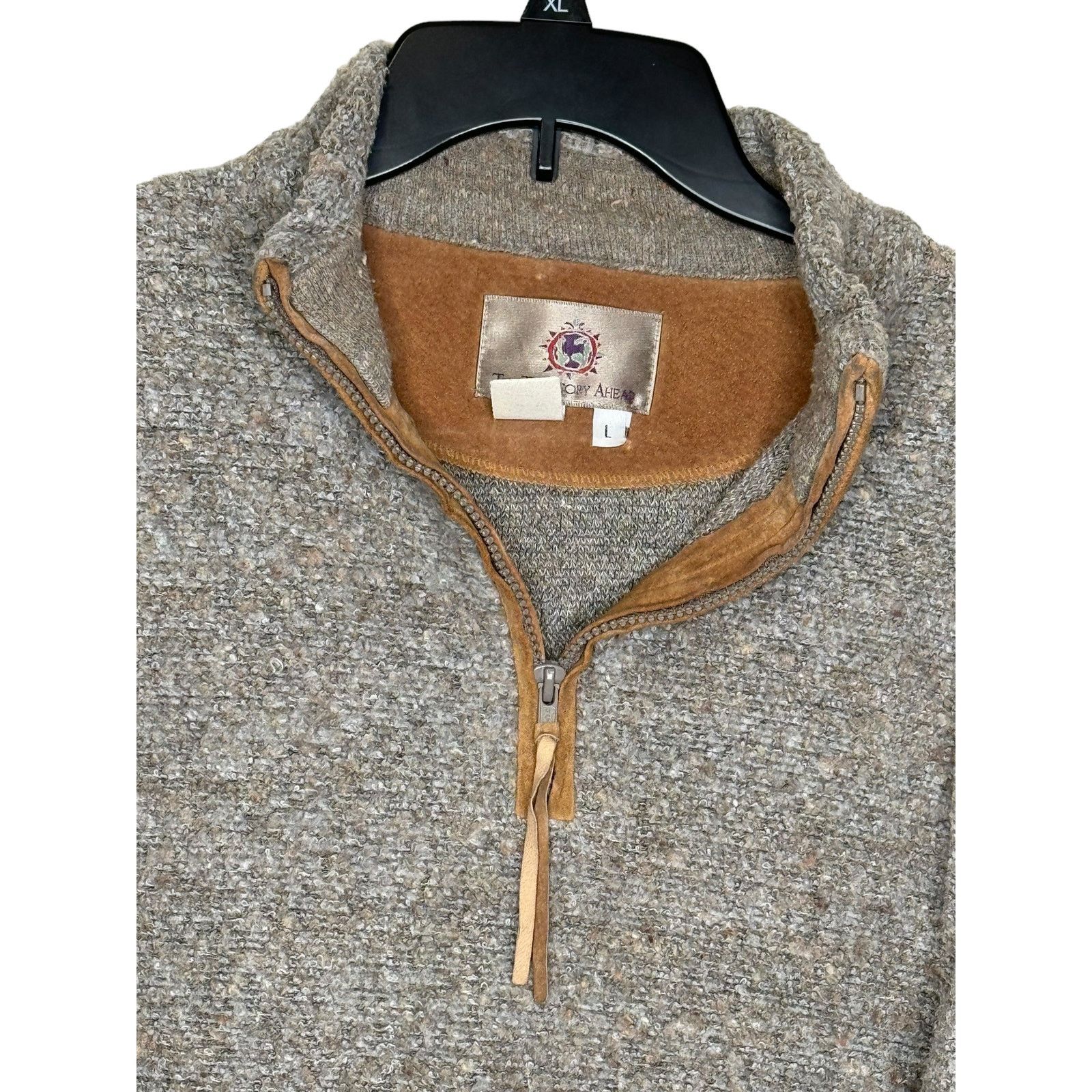 The Territory Ahead The Territory Ahead Men's Sherpa Pullover 1/4 Zippered Large Size US L / EU 52-54 / 3 - 4 Thumbnail