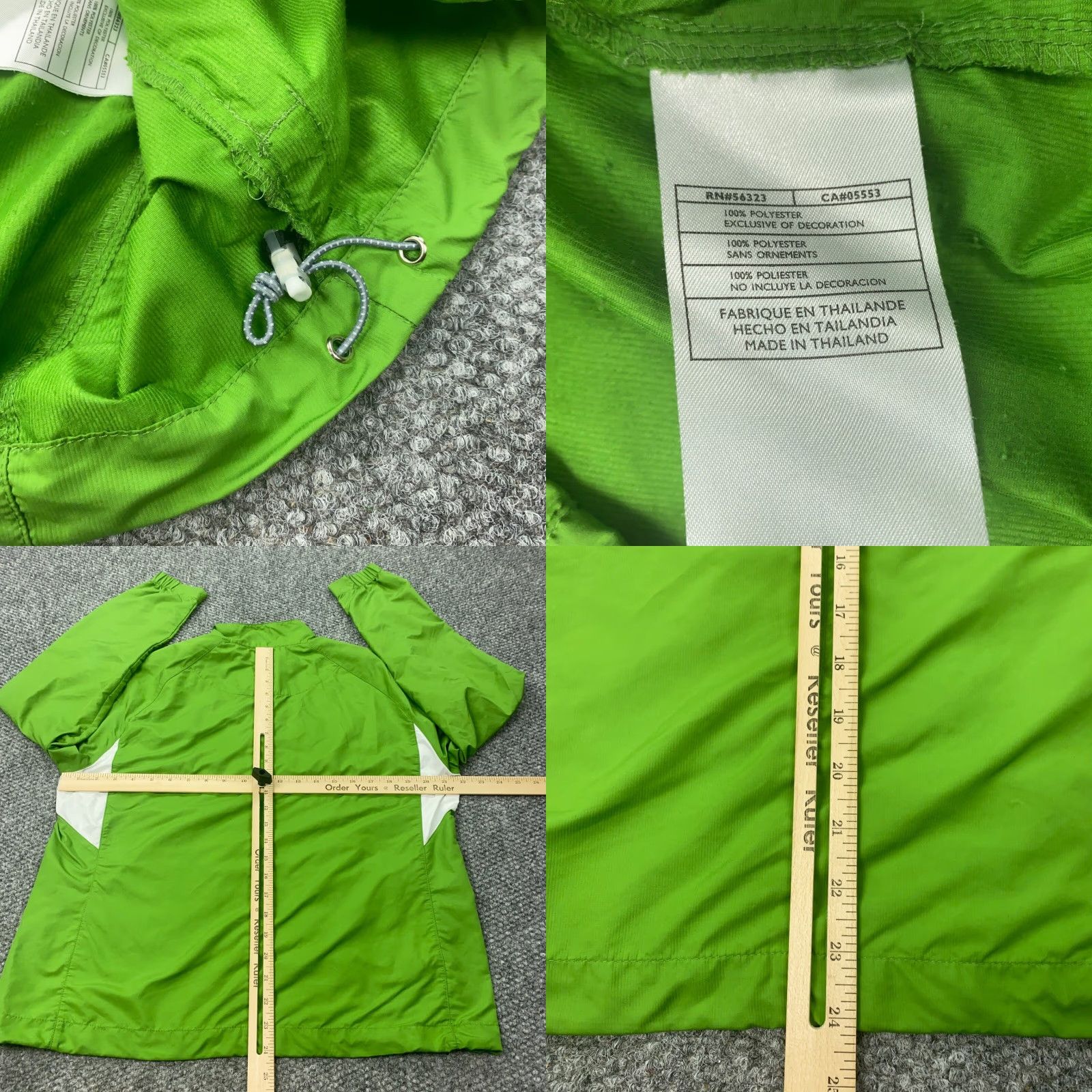 Nike Nike Golf Womens Windbreaker Jacket L Green Storm World Championship Fit Size L / US 10 / IT 46 - 8 Thumbnail
