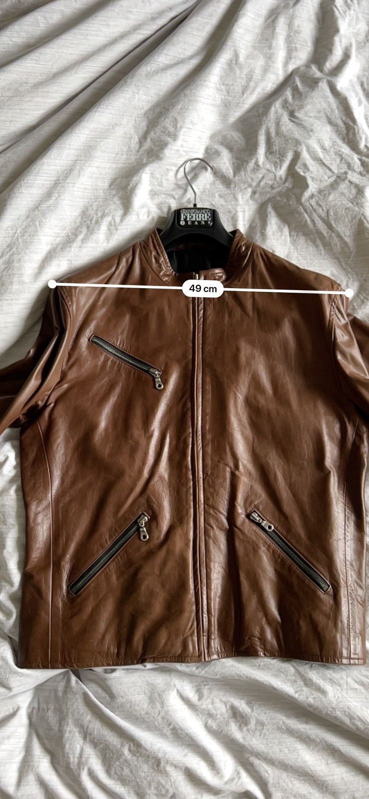 Rudsak Rudsak Dark Brown Motorcycle Leather Jacket Size US L / EU 52-54 / 3 - 6 Thumbnail