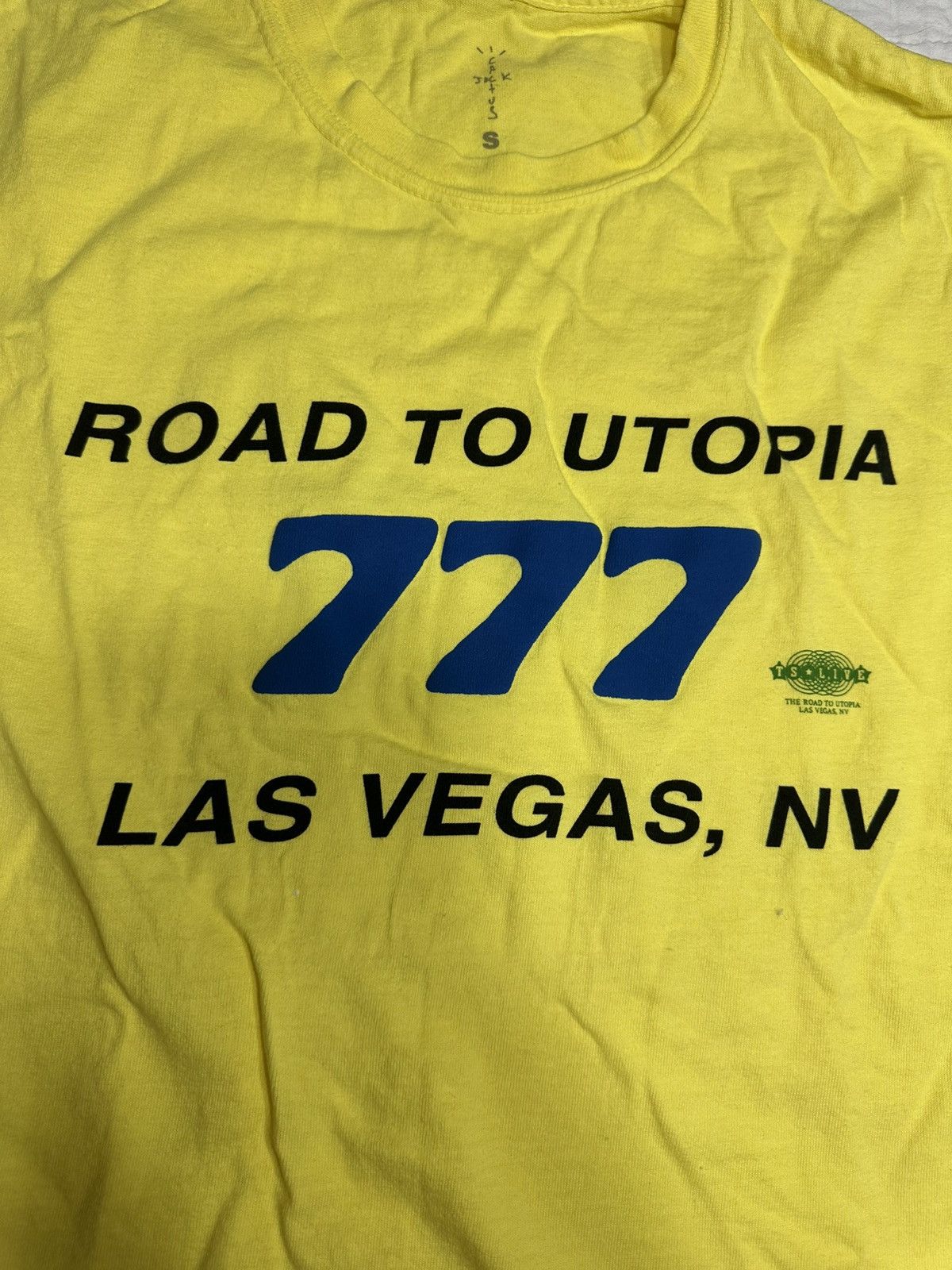 Travis Scott Travis Scott Road to Utopia 777 Vegas Tee/ Small Size US S / EU 44-46 / 1 - 3 Thumbnail