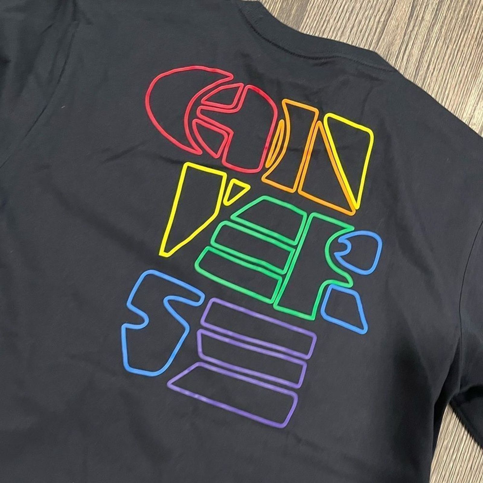 Converse NWT All Star Pride Deconstruct T-Shirt Short Sleeve Black M Size US M / EU 48-50 / 2 - 5 Thumbnail