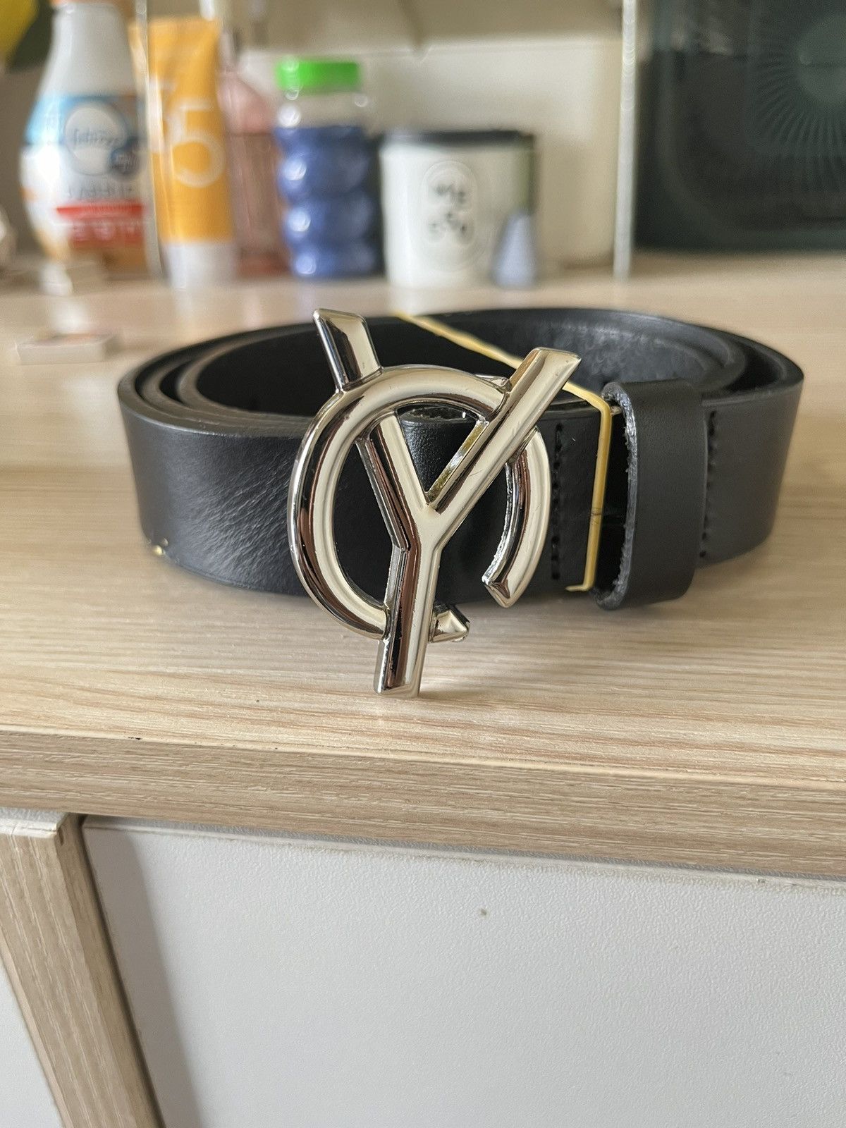 Leather Oy belt Size 32 - 2 Thumbnail