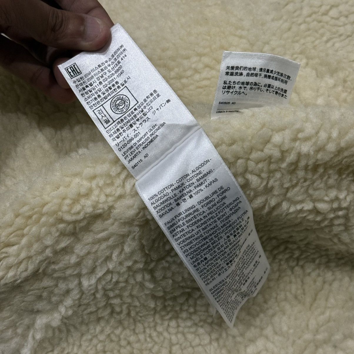 Levi's Vintage Levis Strauss & Co Corduroy Sherpa Fleece Jacket Size US XS / EU 42 / 0 - 20 Thumbnail