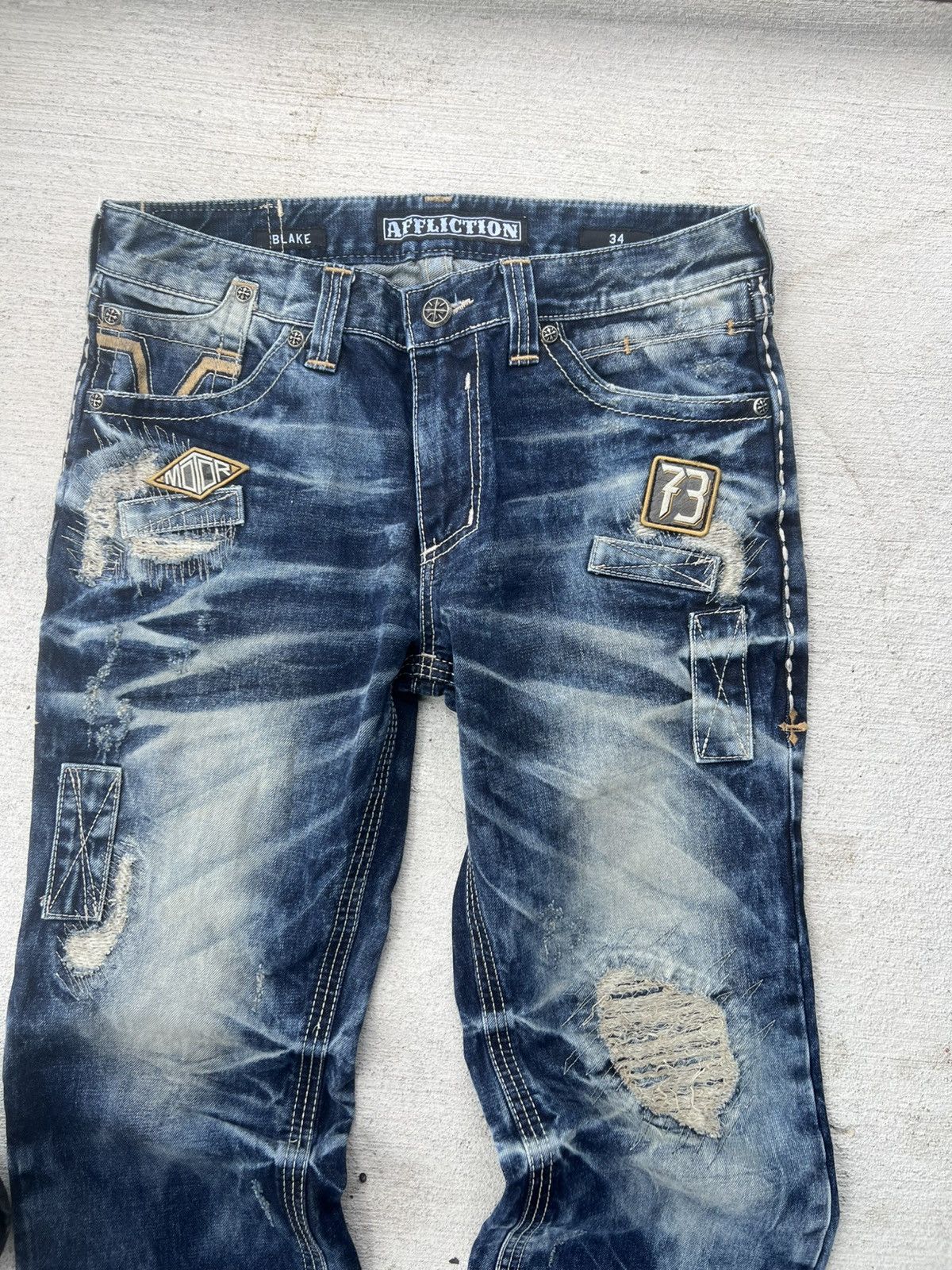 Affliction Affliction denim jean Size US 34 / EU 50 - 2 Thumbnail