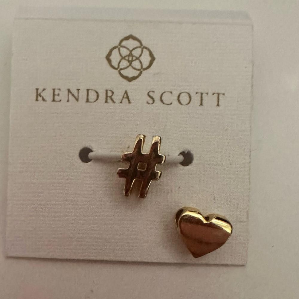 Kendra Scott Kendra Scott Gold # and Heart Slider Charms Size ONE SIZE - 1 Thumbnail