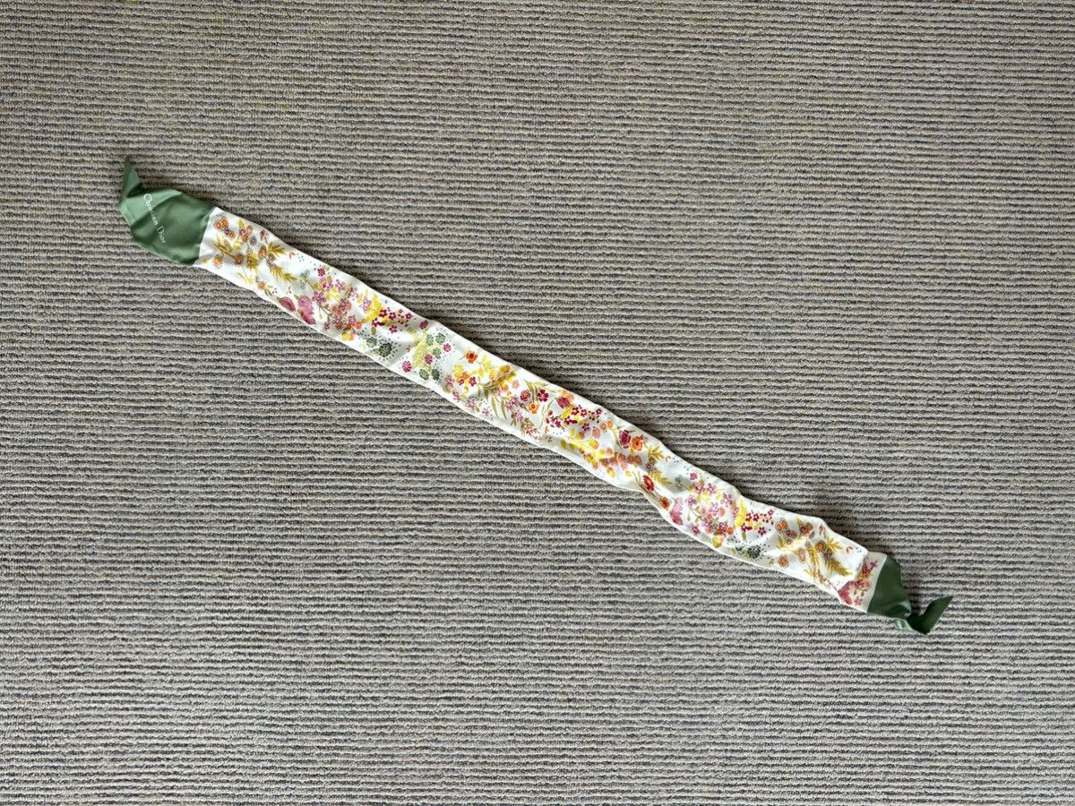 Dior Silk Floral Mitzah Size ONE SIZE - 4 Thumbnail