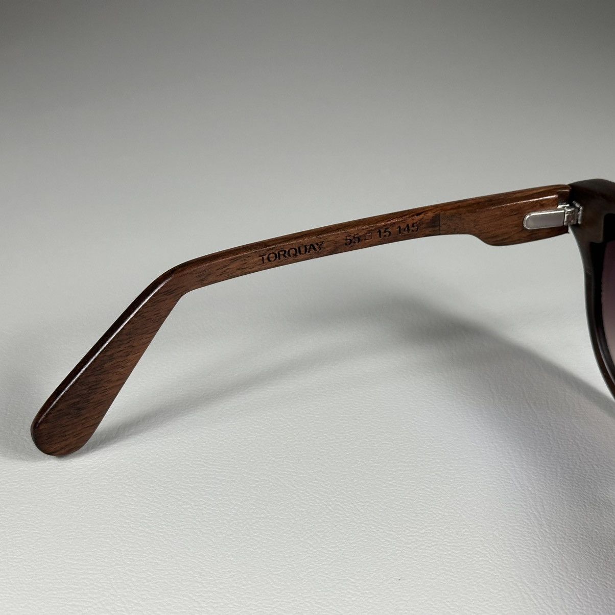 Other TORQUAY Rosewood Frame Oversized Wayfarer Sunglasses Size ONE SIZE - 4 Thumbnail