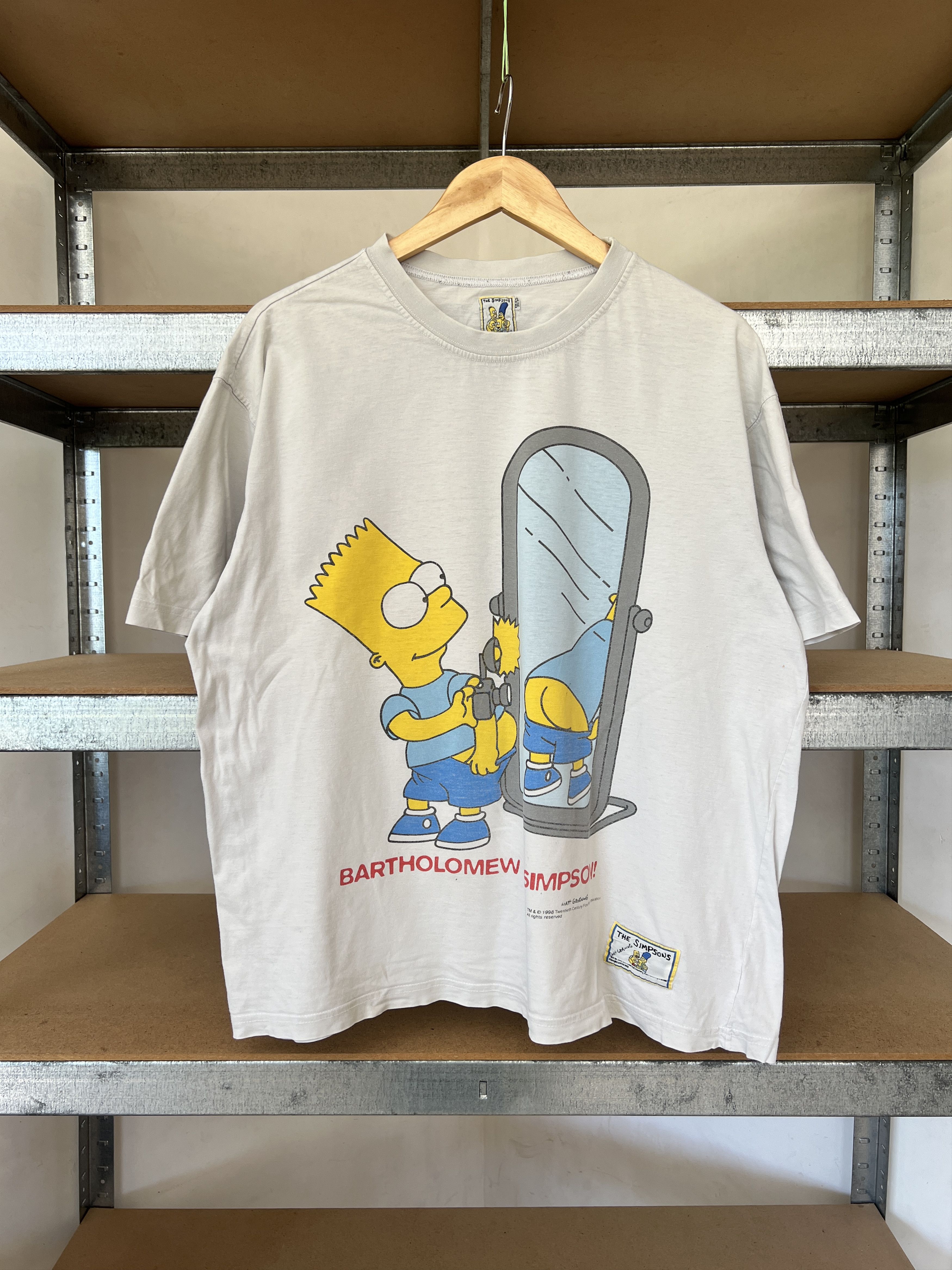 Cartoon Network × Vintage Vintage 1998 The Simpsons Cartoon Movie Bart T-shirt Size US L / EU 52-54 / 3 - 1 Thumbnail