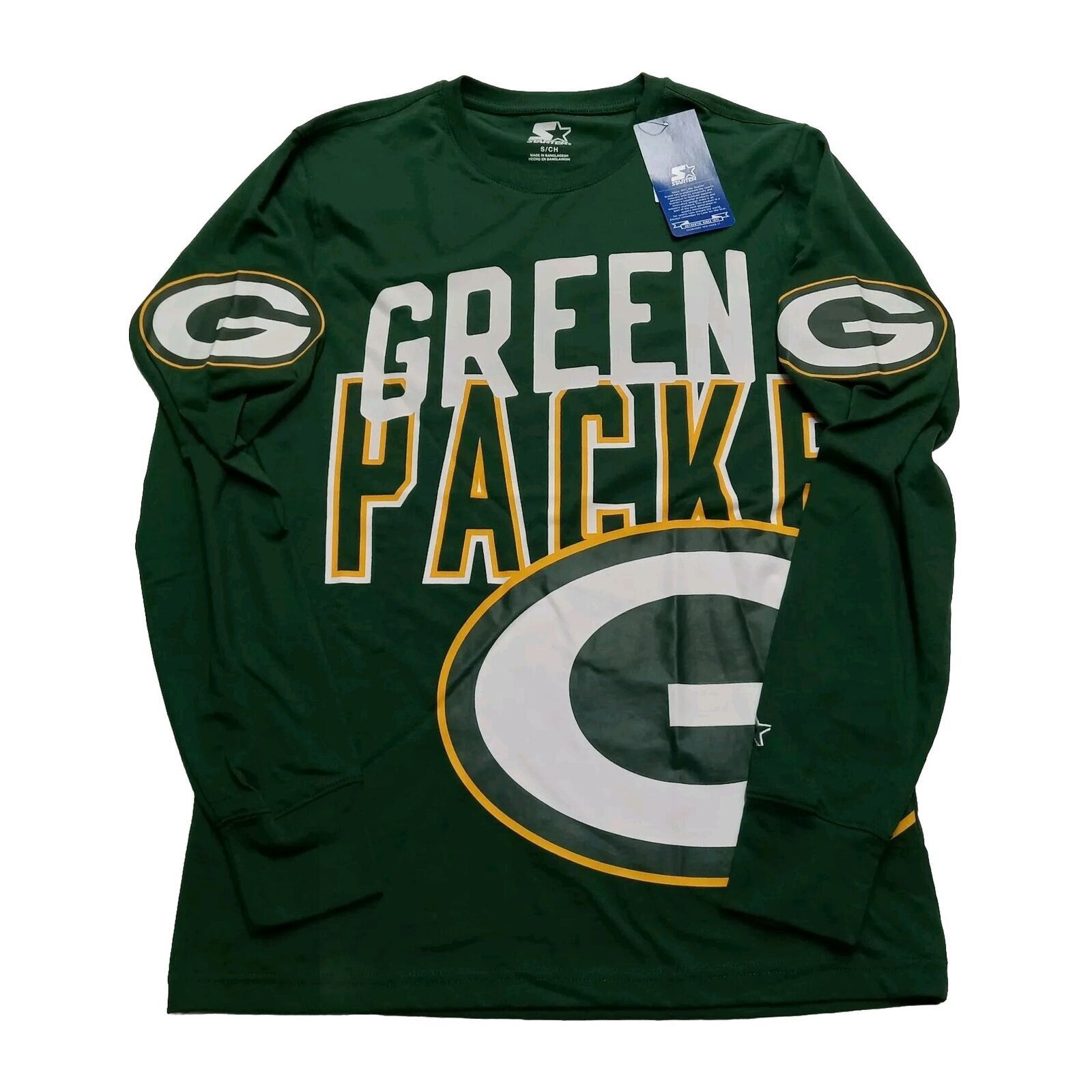 Starter STARTER Green Bay Packers Graphic T-Shirt Men's S Green Tee Size US S / EU 44-46 / 1 - 1 Thumbnail