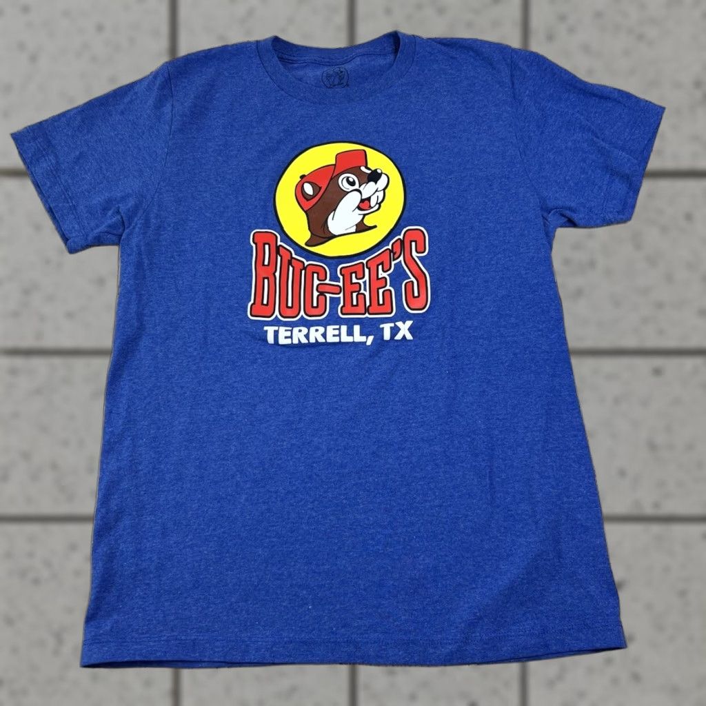 Vintage Buc-ee’s T-Shirt Men Blue Short Sleeve Size M Beaver Blue Terrell TX Classic T-Shirt Size US M / EU 48-50 / 2 - 1 Thumbnail