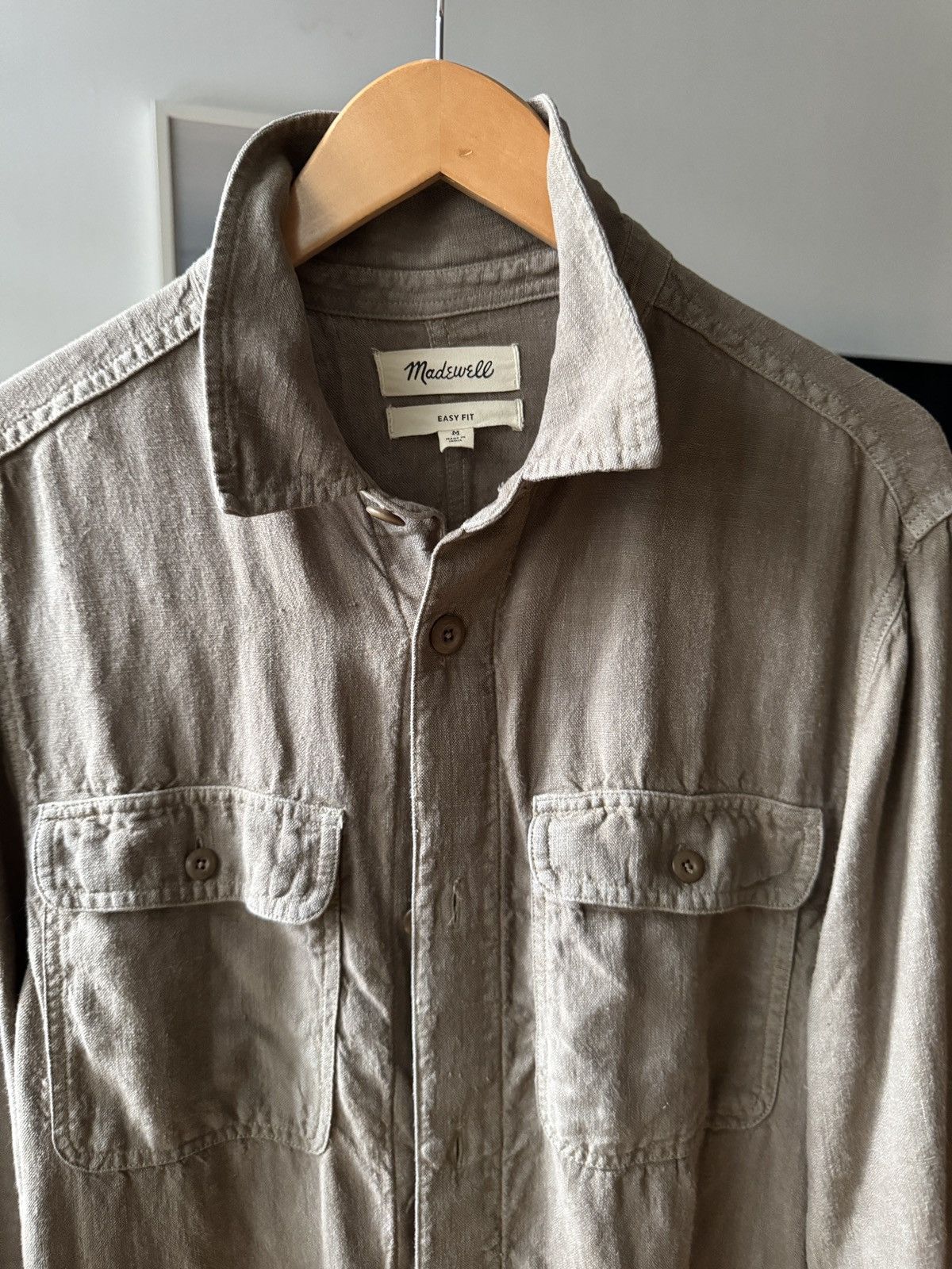 Madewell Madewell Heavy Linen Shirt Jacket Size US M / EU 48-50 / 2 - 1 Thumbnail