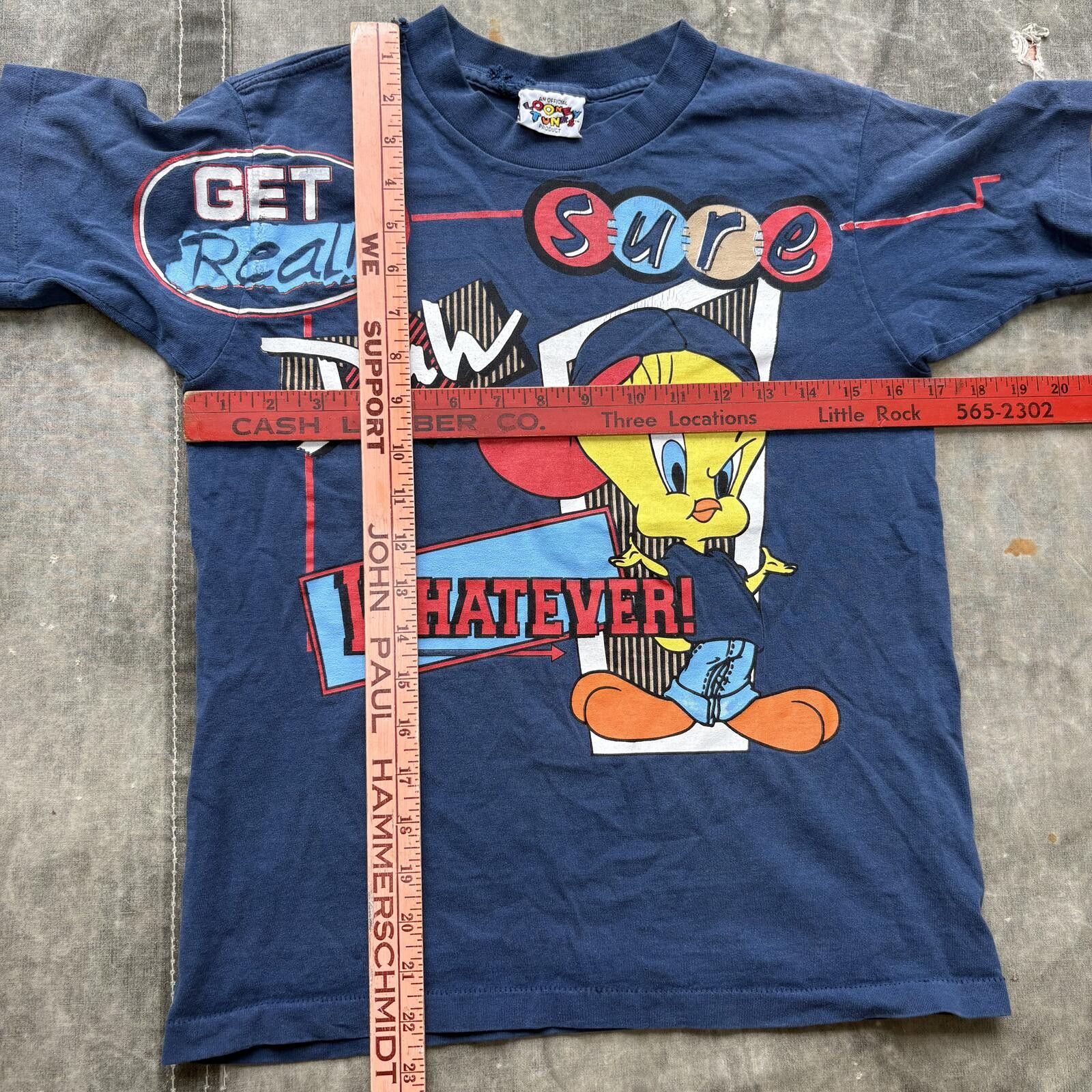Vintage Vintage 90s Tweety Bird Looney Tunes Sarcastic Funny Shirt Size S / US 4 / IT 40 - 3 Thumbnail