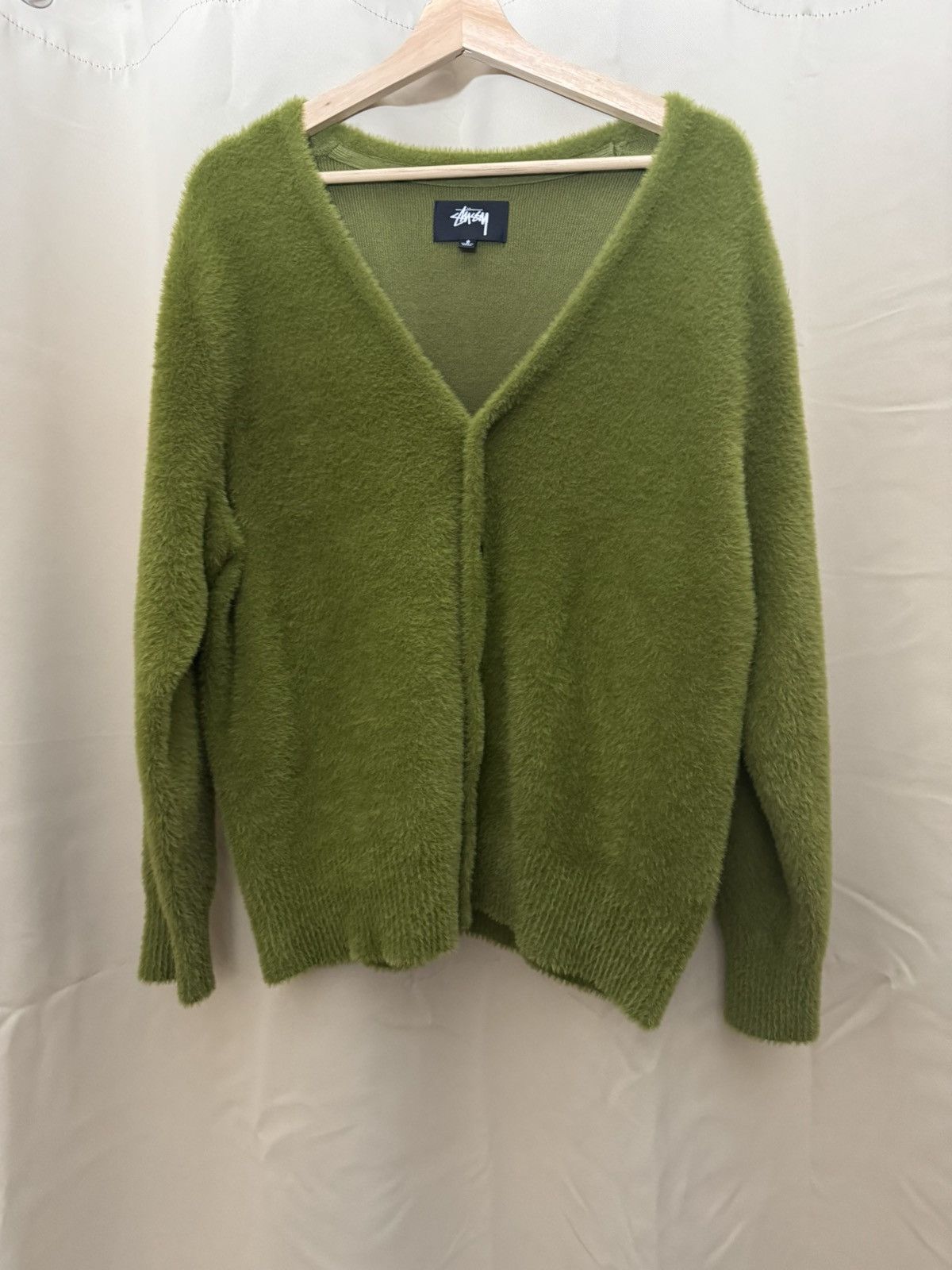 Stussy Shaggy Cardigan Size US S / EU 44-46 / 1 - 1 Thumbnail