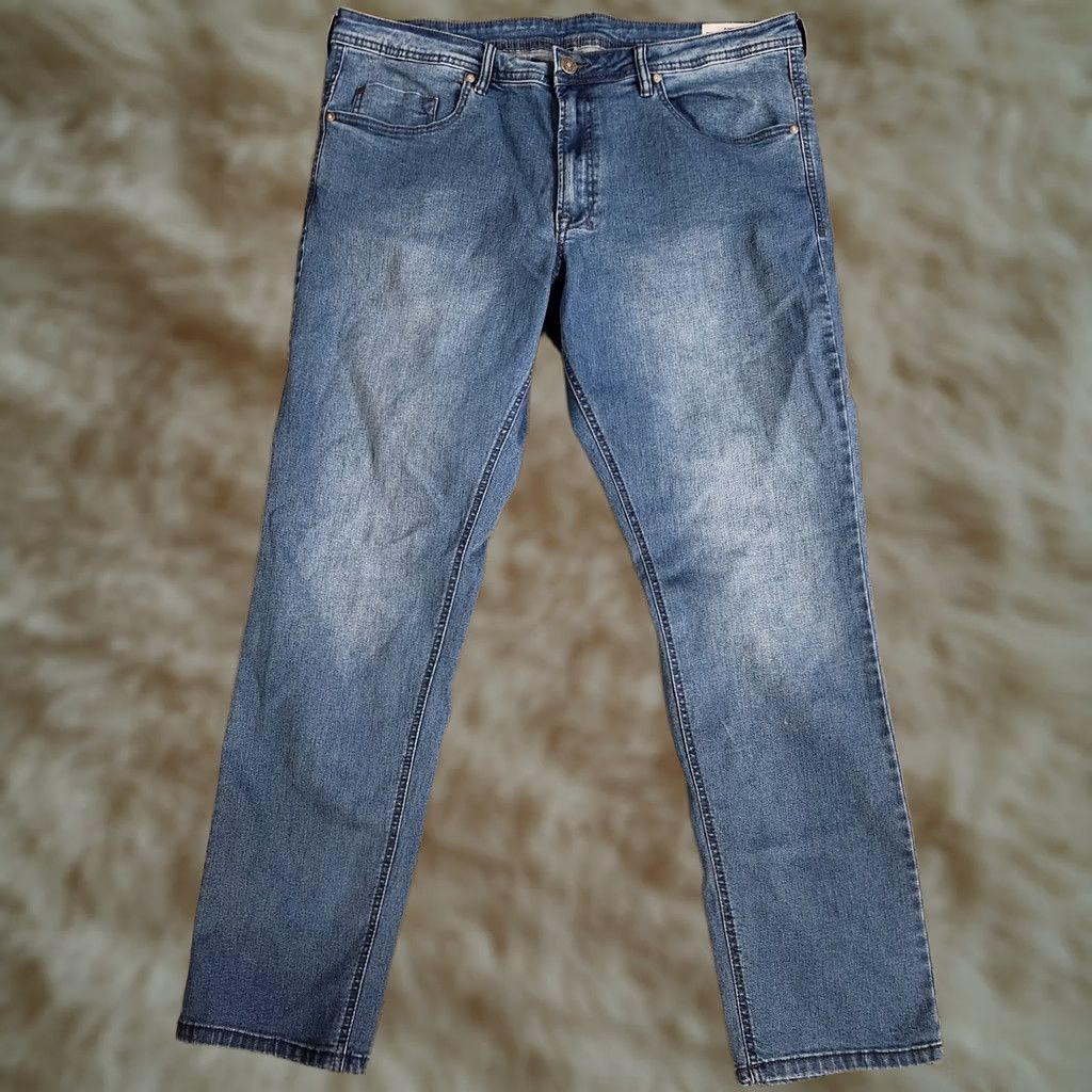 Buffalo David Bitton Buffalo David Bitton Jeans Mens 40 x 32 Axel-X Slim Stretch Blue Denim Jeans Slim Men Size US 40 / EU 56 - 1 Thumbnail