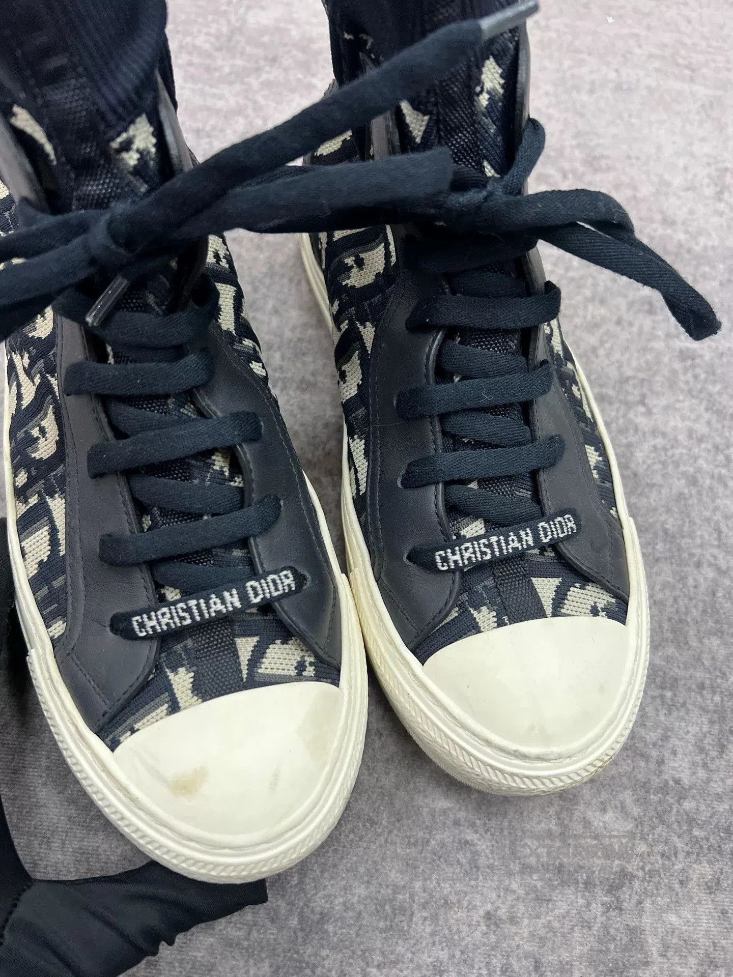 Dior Dior High-Top Sneakers. Size US 4.5 / IT 34.5 - 3 Thumbnail