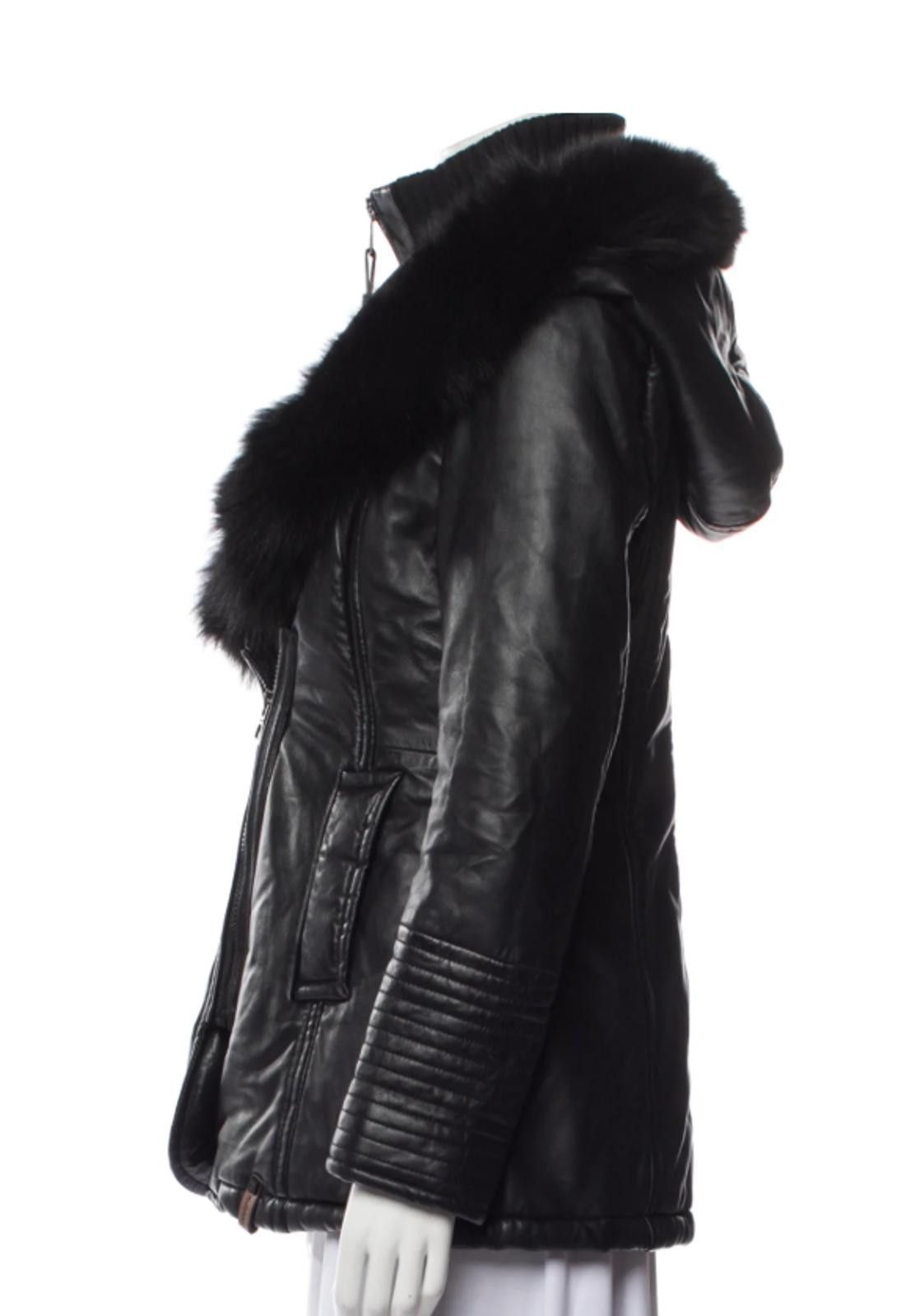 Rudsak Rudsak Leather Biker Jacket Size: M Size M / US 6-8 / IT 42-44 - 4 Thumbnail