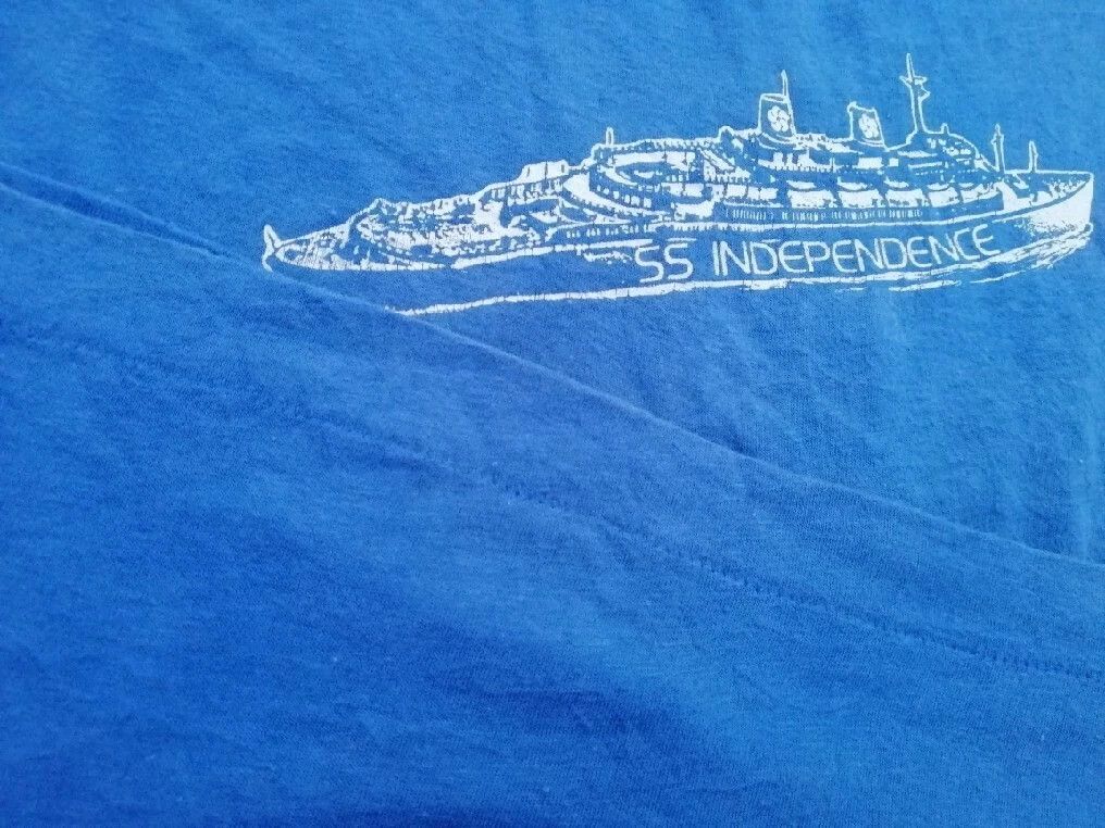 Other vintage t shirt 80s 5050 v ss independence battleship usa Size US S / EU 44-46 / 1 - 6 Thumbnail