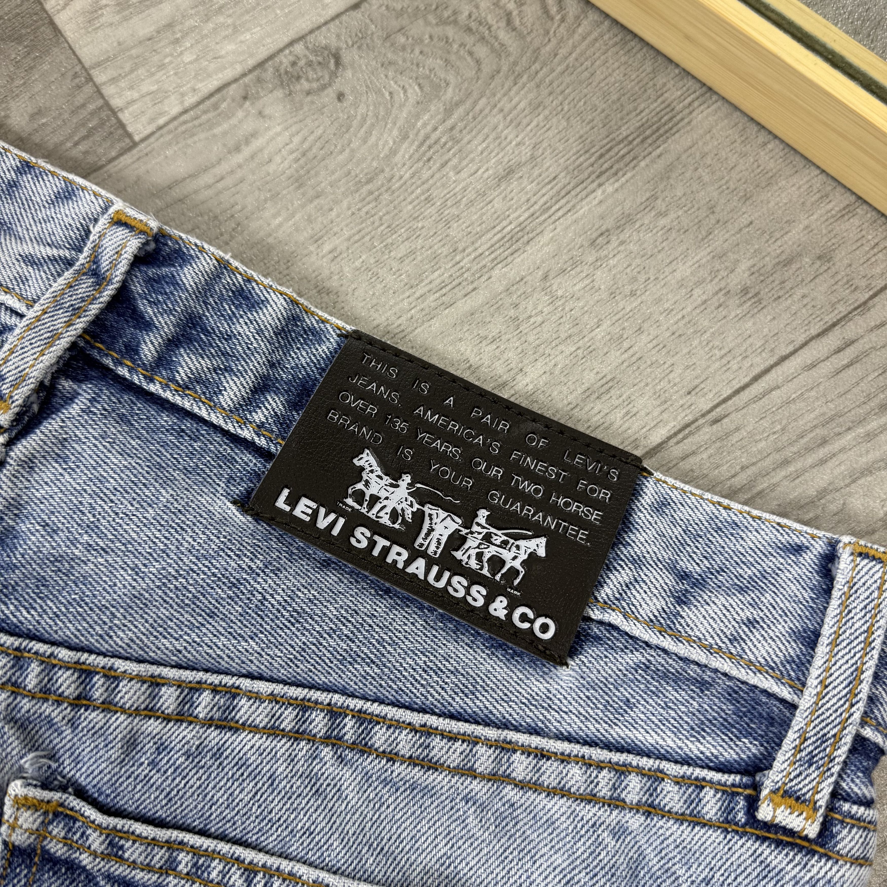 Levi's Vintage Levi's 627 Orange Tab Stonewashed Blue Denim Jeans Size US 32 / EU 48 - 9 Thumbnail