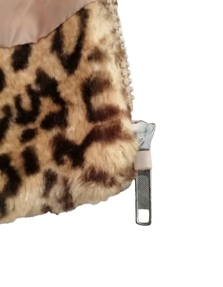 Japanese Brand E girl Y2K Style Leopard Print Zip up Sweater Jacket Size M / US 6-8 / IT 42-44 - 10 Thumbnail