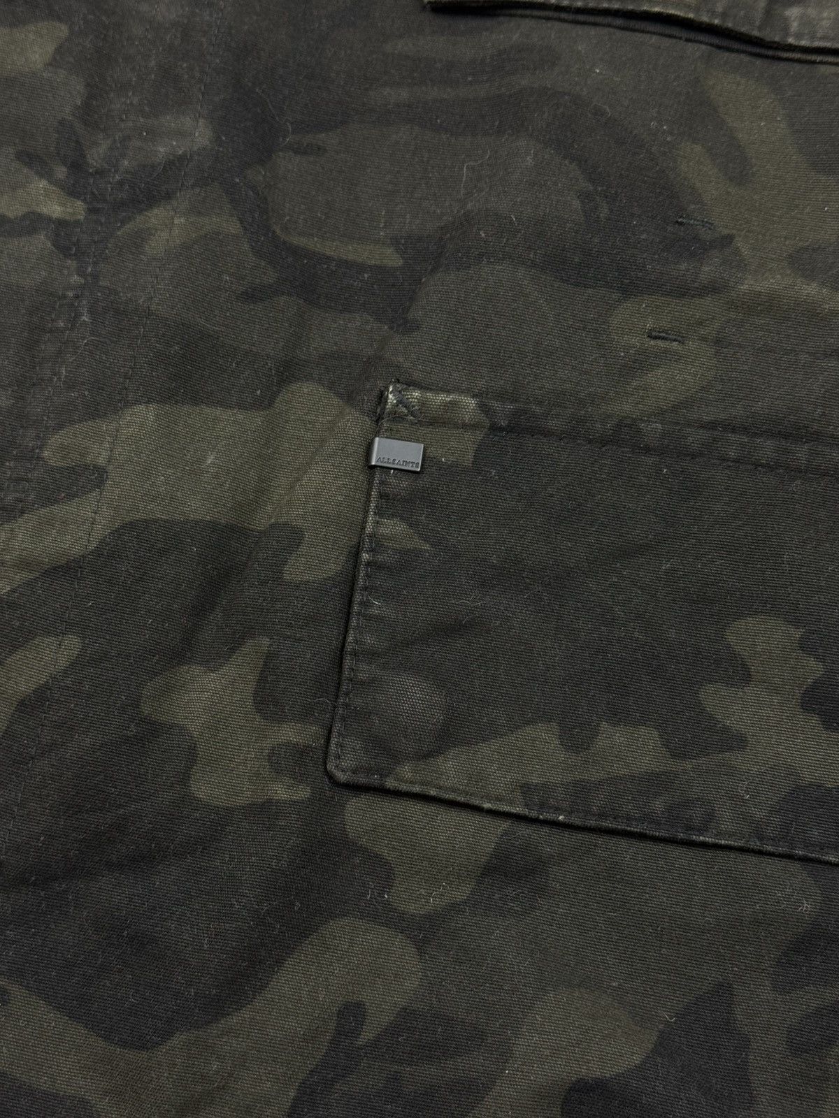 Allsaints AllSaints Ronin Camouflage Heavy Cotton Jacket Size US M / EU 48-50 / 2 - 6 Thumbnail