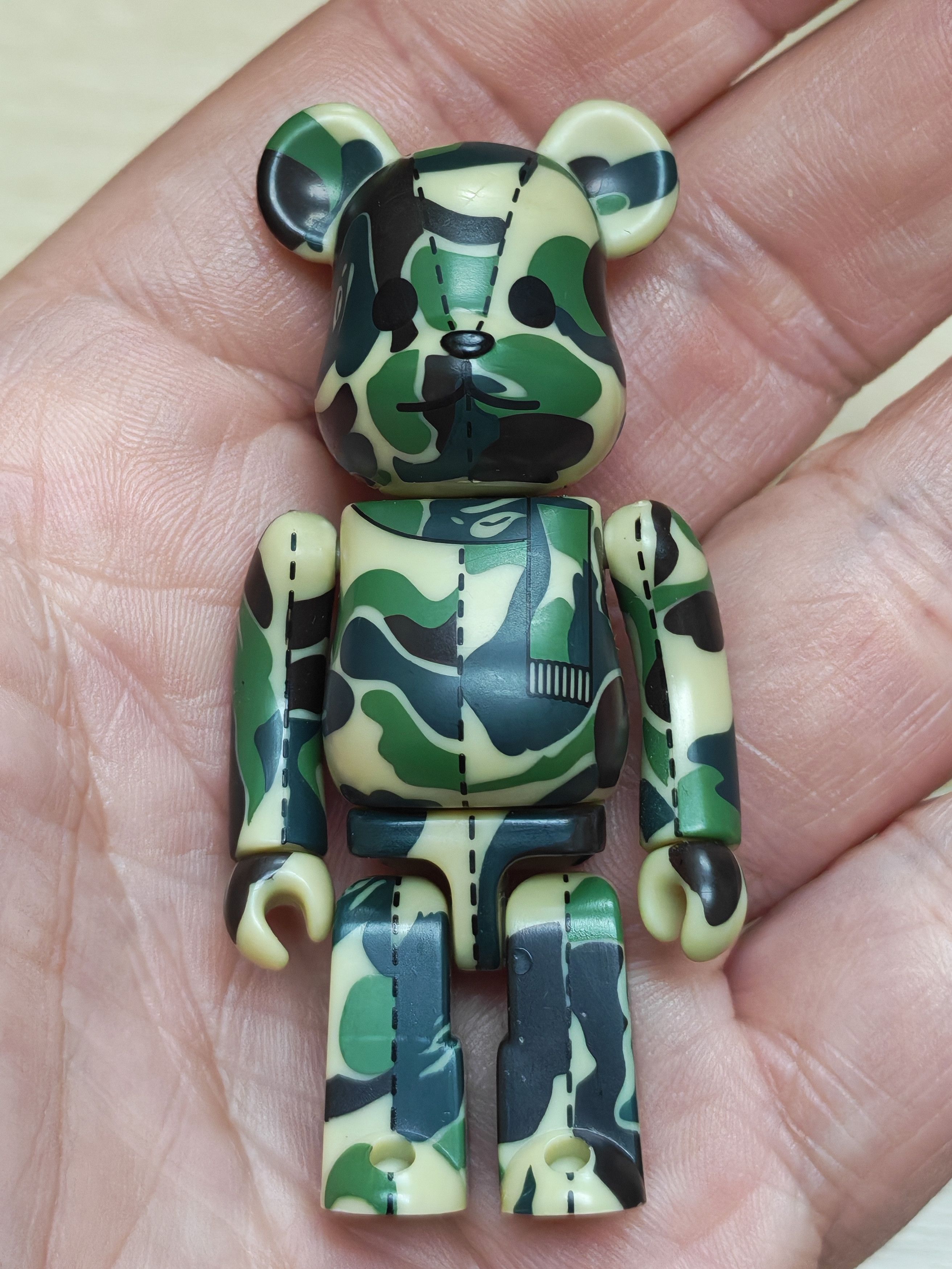 Bape Be@rbrick BearBrick X Bape Green Camo Medicom Size ONE SIZE - 6 Thumbnail