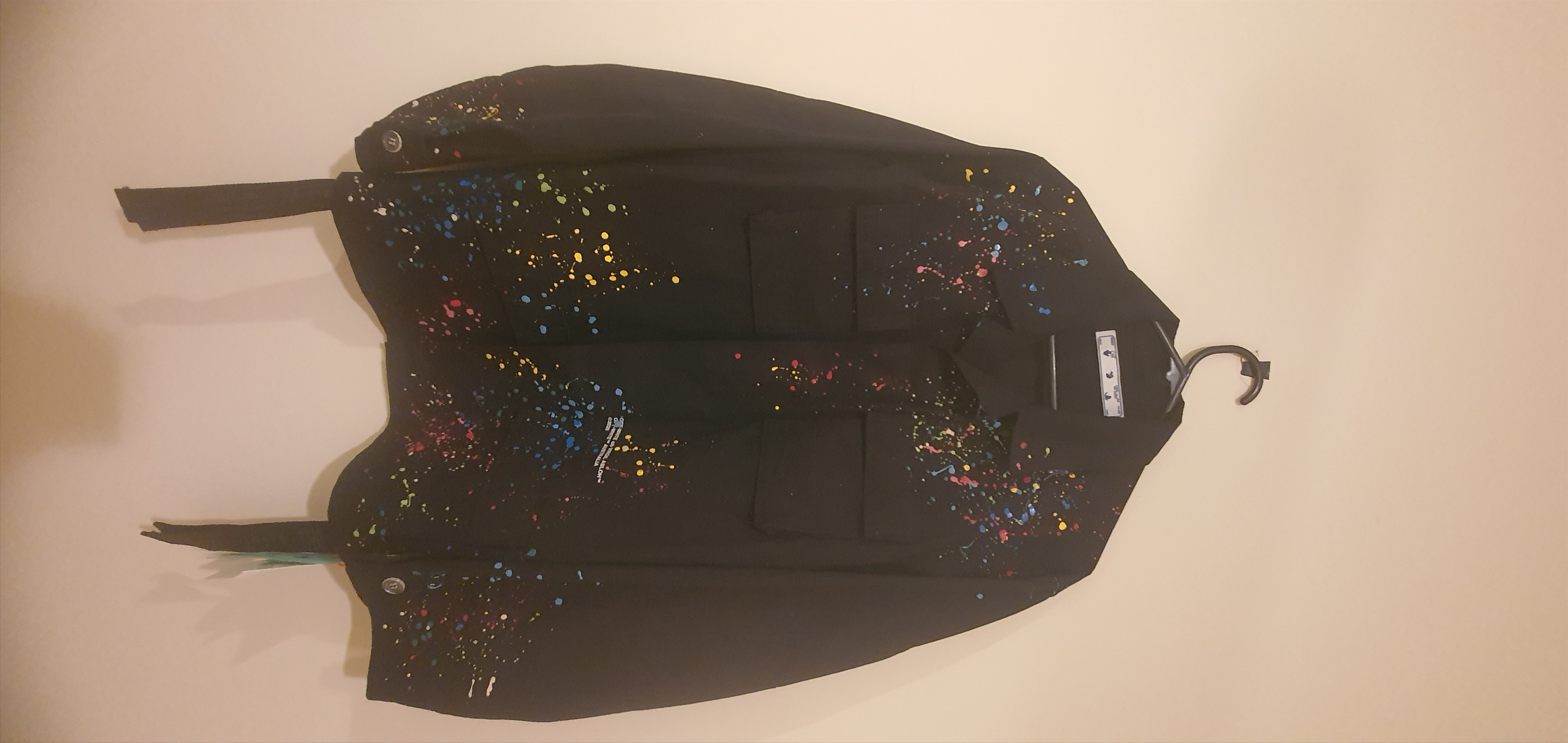 Image of Off-White X Mr Splatter Field Jacket Size S in Black, Men's