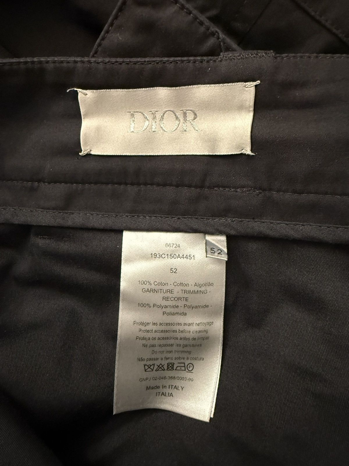 Alyx × Dior Dior x 1017 ALYX 9SM Buckle Cargo Pant - Black Size US 36 / EU 52 - 6 Thumbnail