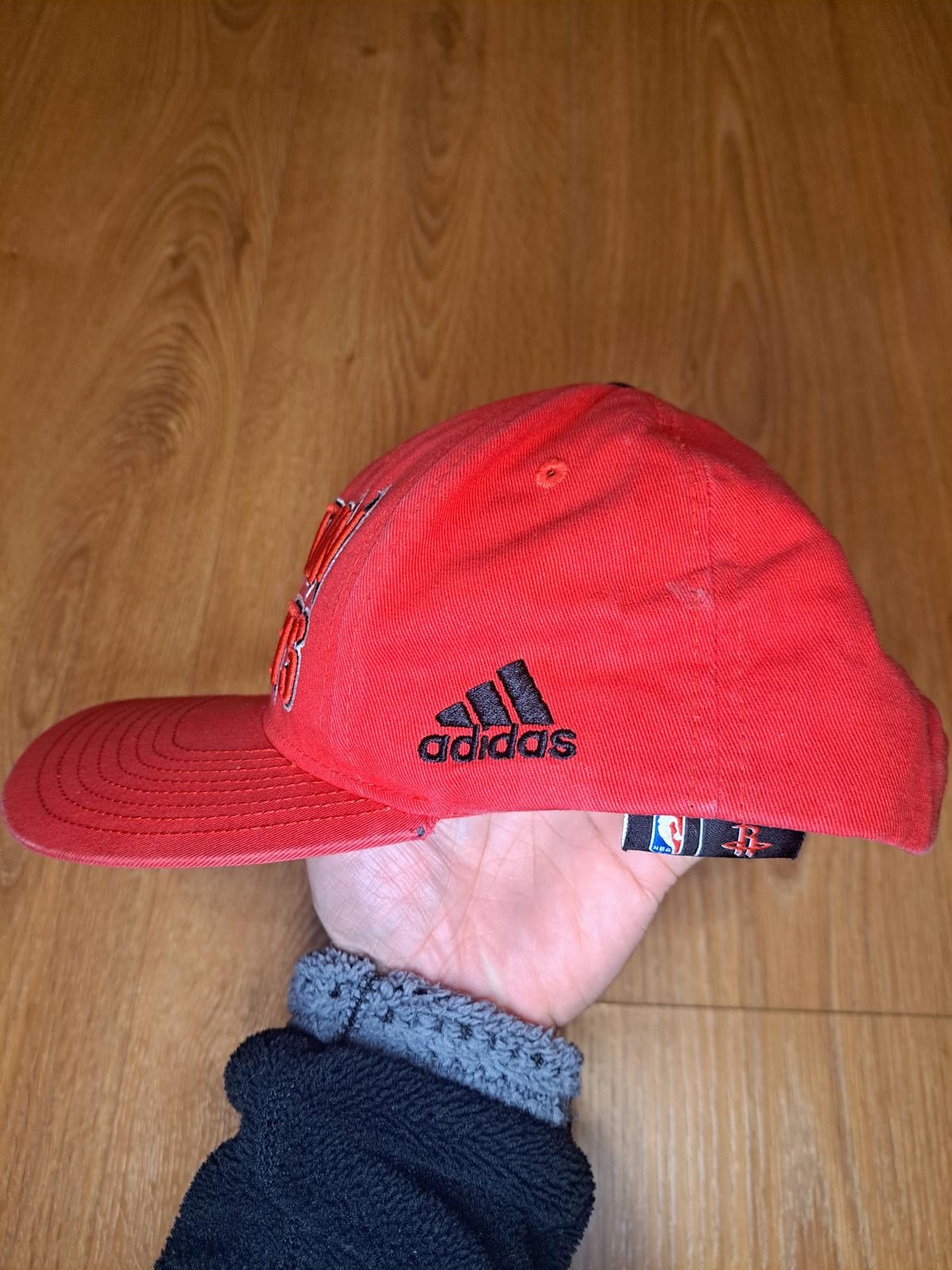Adidas Adidas Houston Rockets NBA Youth Baseball Cap Hat Red Cotton Size ONE SIZE - 3 Thumbnail