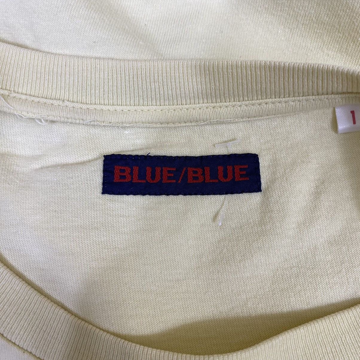 Vintage Vintage 90s BLUE/BLUE Brand Print Yellow Short Sleeve Shirt Size US S / EU 44-46 / 1 - 4 Thumbnail