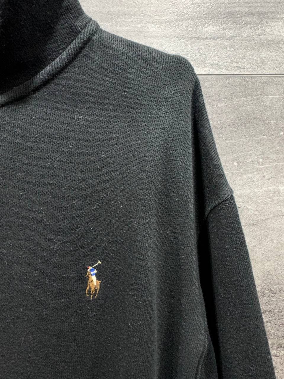 Vintage Vintage Polo Ralph Lauren sweatshirt 1/4 Quarter zip Sweater Size US L / EU 52-54 / 3 - 2 Thumbnail