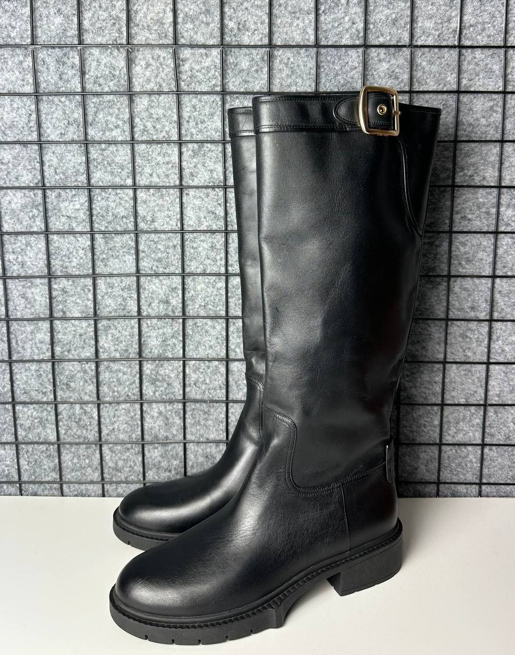 Coach Leather Knee High Boots Us 9.5