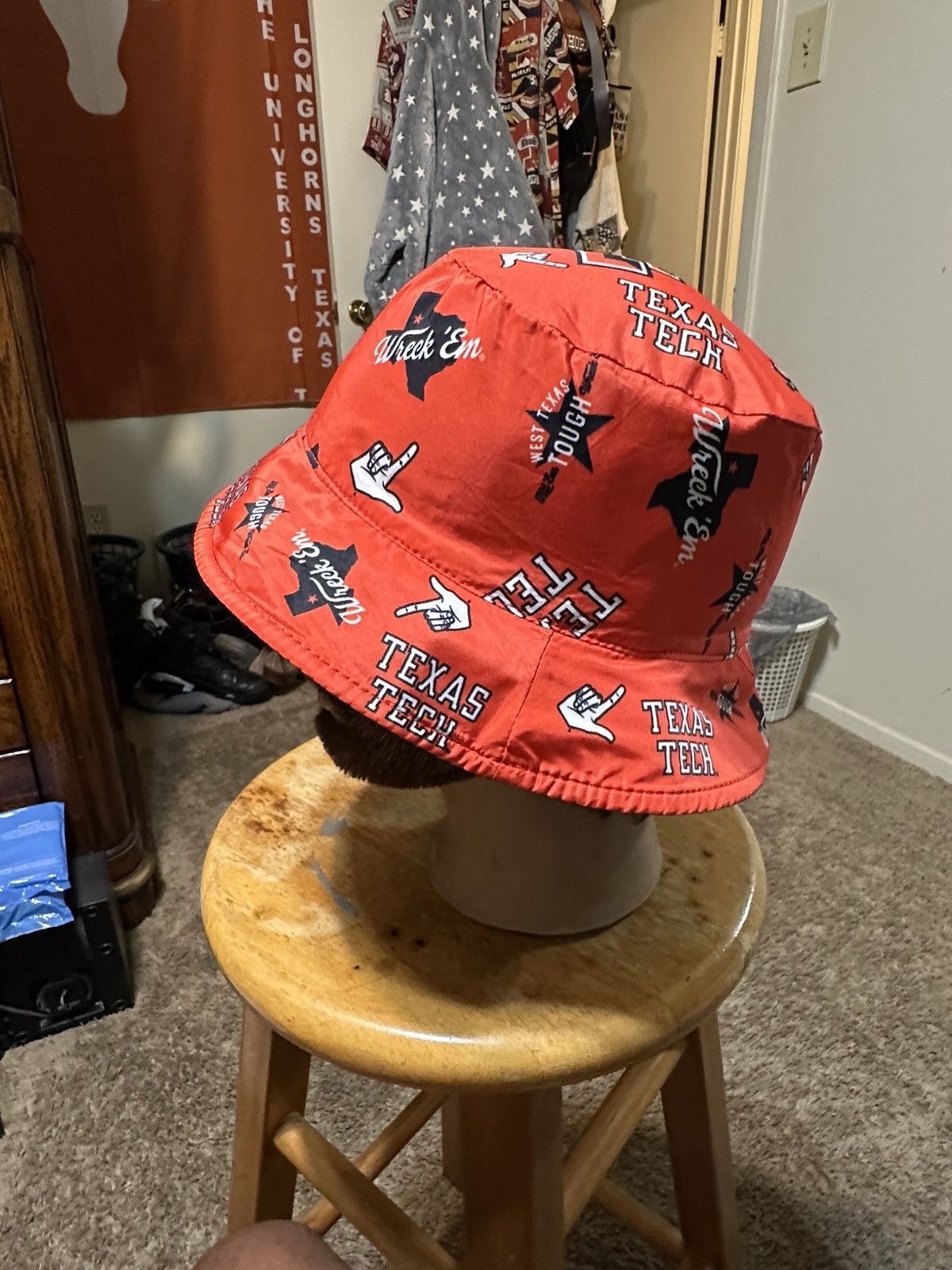 NCAA Vintage NCAA Texas Tech “reversible” bucket hat 00s Size ONE SIZE - 5 Thumbnail
