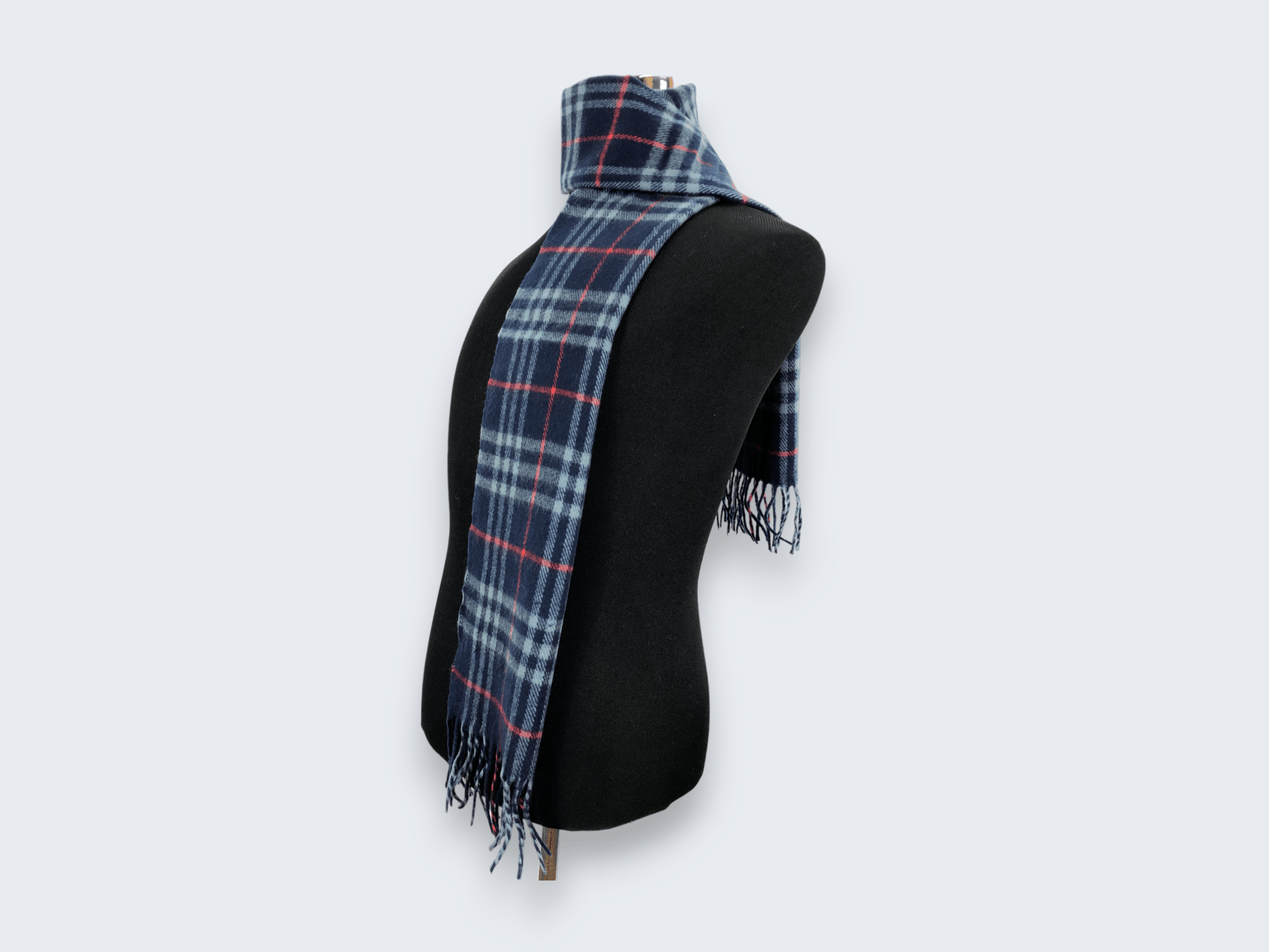 Burberry × Vintage Vintage Burberry Scarf Muffler MF030 Size ONE SIZE - 2 Thumbnail