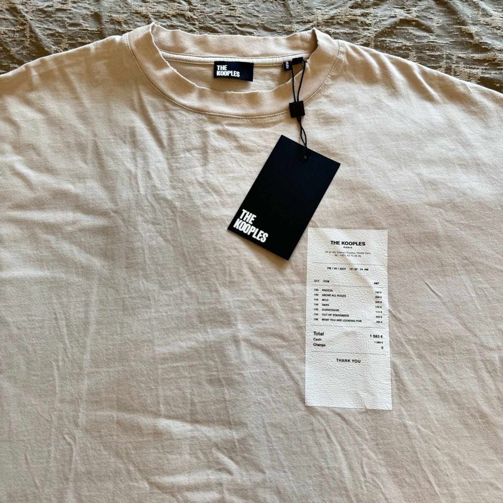 The Kooples New! The Kooples Light Pink Short Sleeve Tee, Size L Size US L / EU 52-54 / 3 - 2 Thumbnail