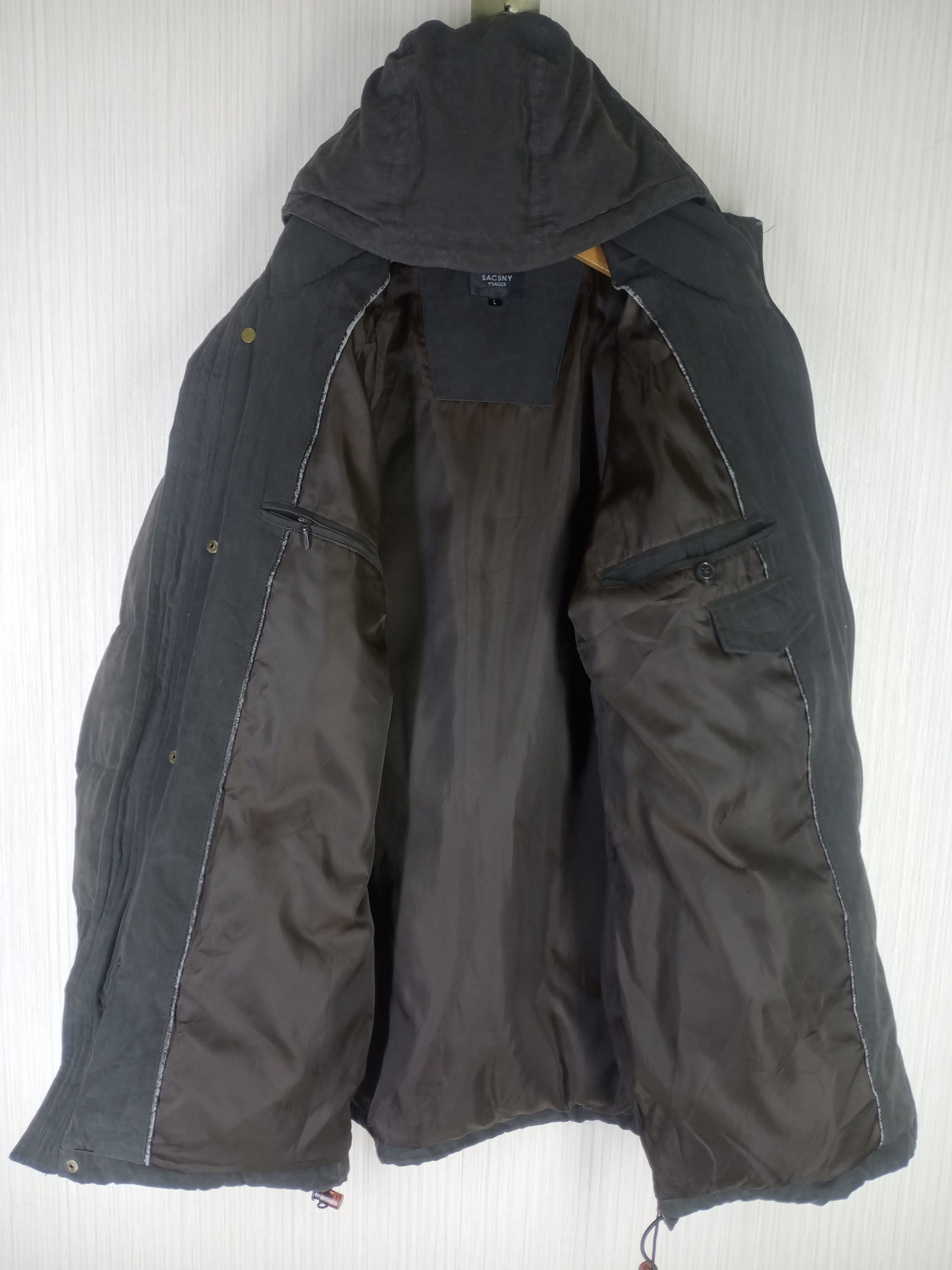 Yohji Yamamoto Vintage Yohji Yamamoto Y'saccs Saccsny Puffer Jacket Size US L / EU 52-54 / 3 - 14 Thumbnail