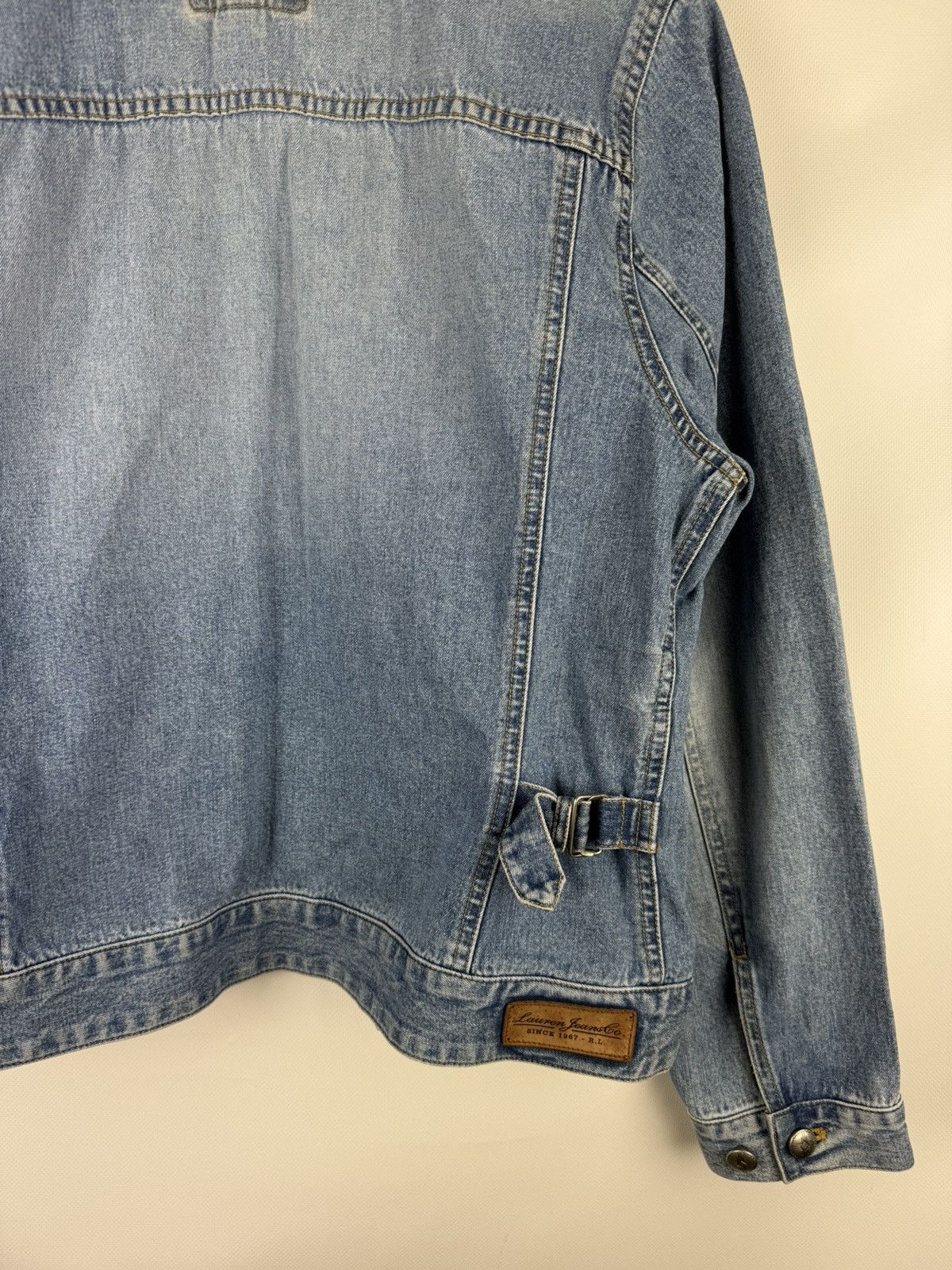 Ralph Lauren Ralph Lauren Jeans Co Vintage Denim Full Zip Western Jacket Size L / US 10 / IT 46 - 21 Thumbnail