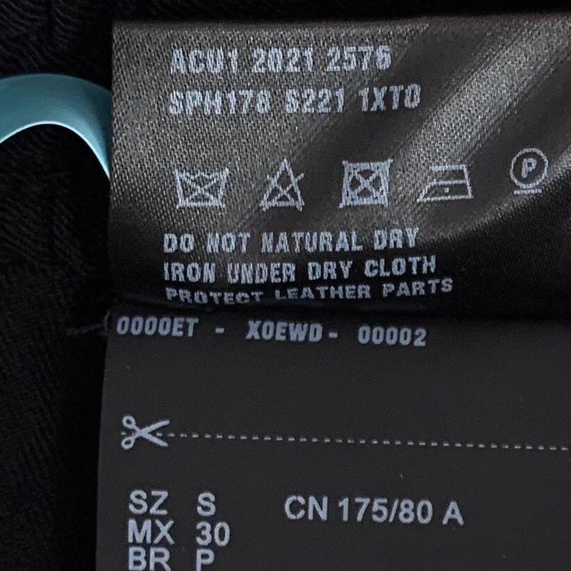 Prada Prada Black Wool Logo Joggers S (99% New) Size US 28 / EU 44 - 9 Thumbnail