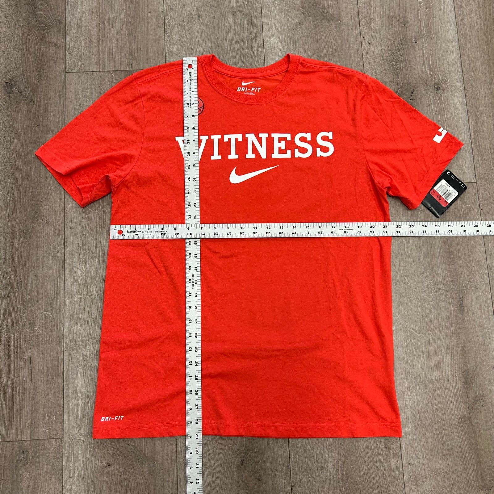 Nike New Red Nike LeBron James Witness Dri-FIT Tee T Shirt Large Size US L / EU 52-54 / 3 - 4 Thumbnail