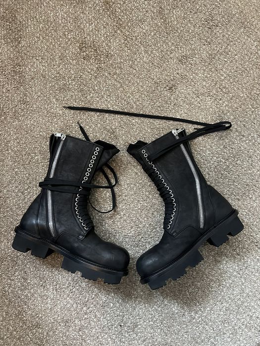 Rick Owens Rick Owens Army Megatooth Boots | Grailed