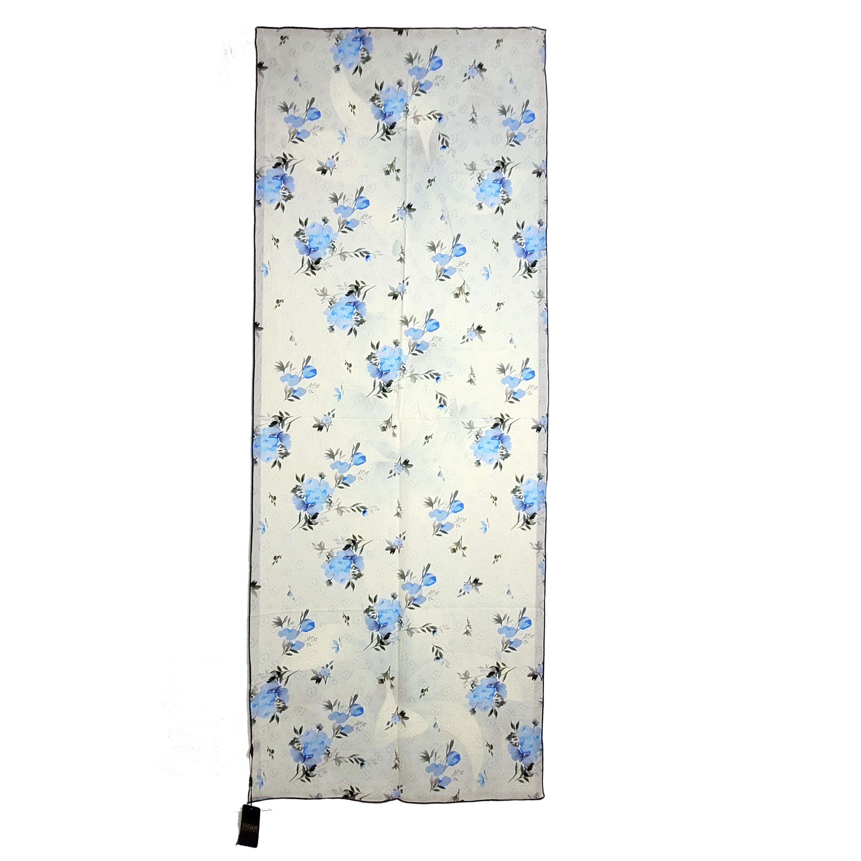 Other Double-Sided Silk Scarf 27"x70" Long Rectangle 3314 Size ONE SIZE - 7 Thumbnail