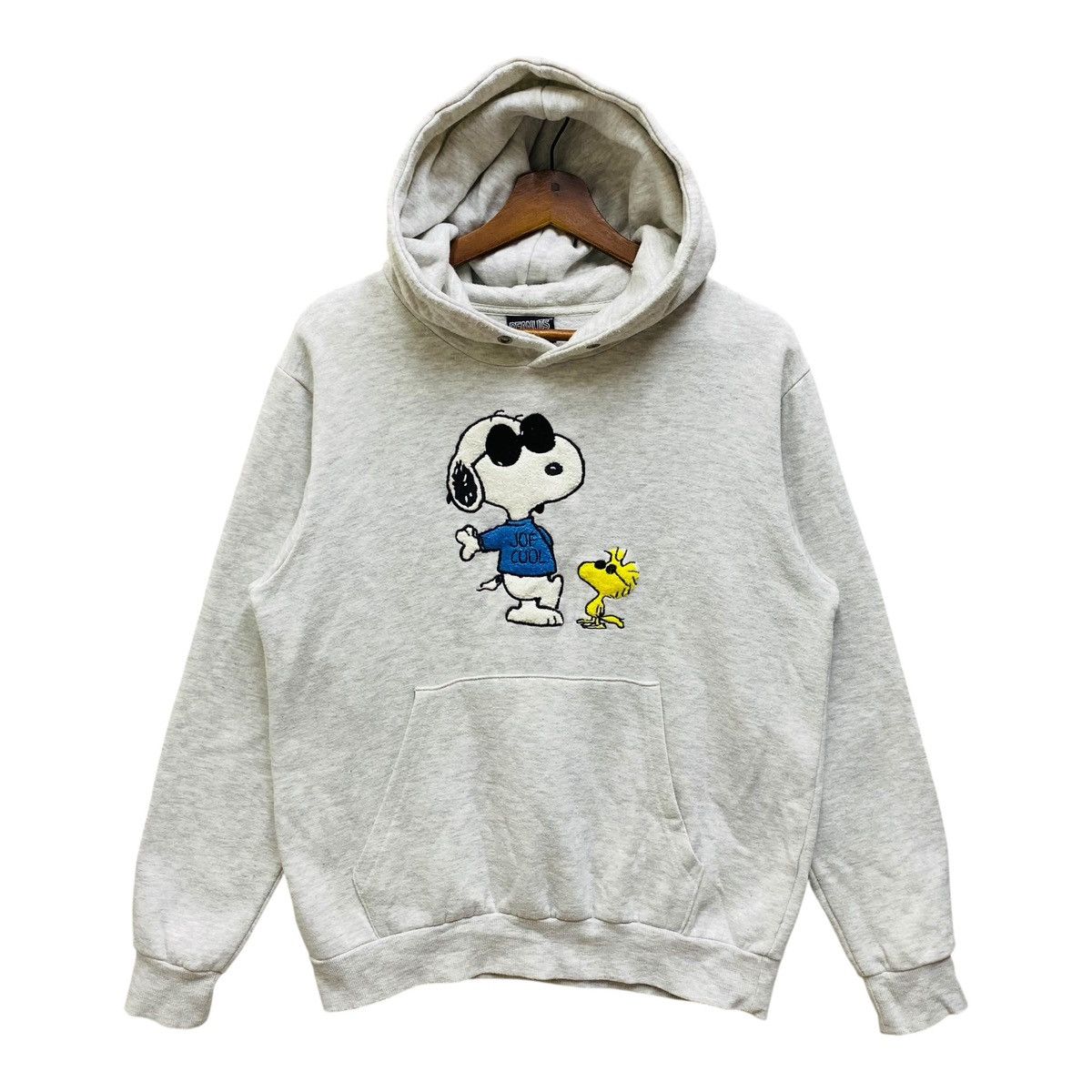 Peanuts Vintage Y2K Peanuts Snoopy Hoodie Gray Medium Size Big Logo Size US M / EU 48-50 / 2 - 1 Thumbnail