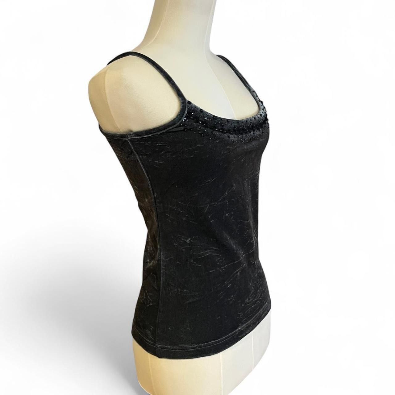 Other Y2K Velvet beaded embroidered Cami tank top🫧 Size XS / US 0-2 / IT 36-38 - 5 Thumbnail