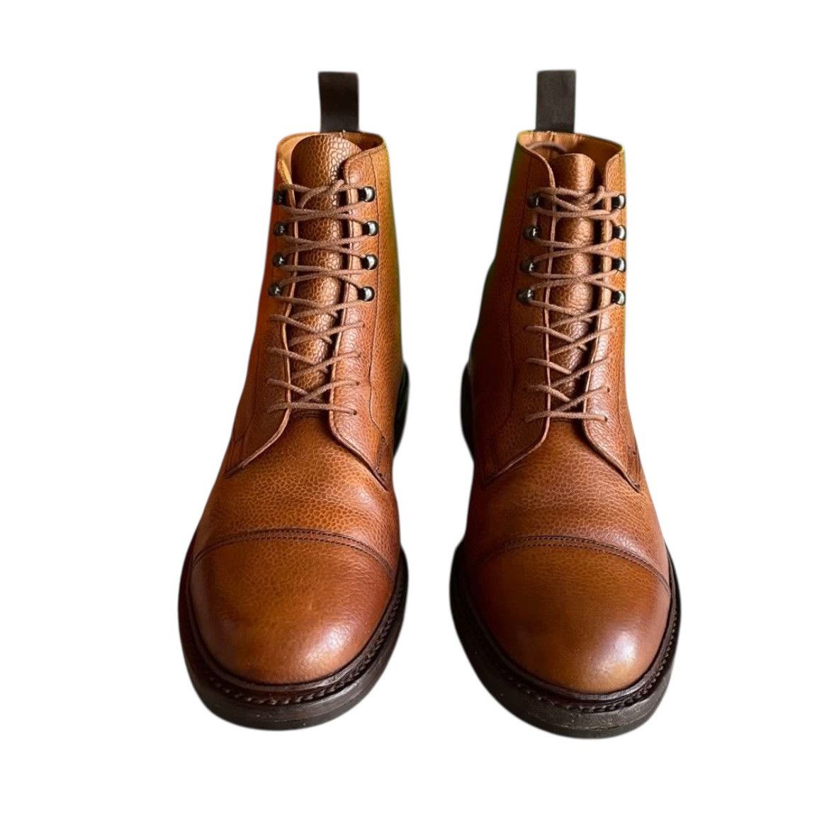 Crockett & Jones Crockett & Jones Tan Scotch Grain Leather Coniston Boots Size US 8.5 / EU 41-42 - 4 Thumbnail
