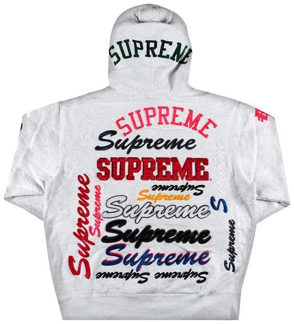 Supreme [RARE!] Supreme Pullover Hoodie 2021! Multi logo Size XL Size US XL / EU 56 / 4 - 1 Thumbnail