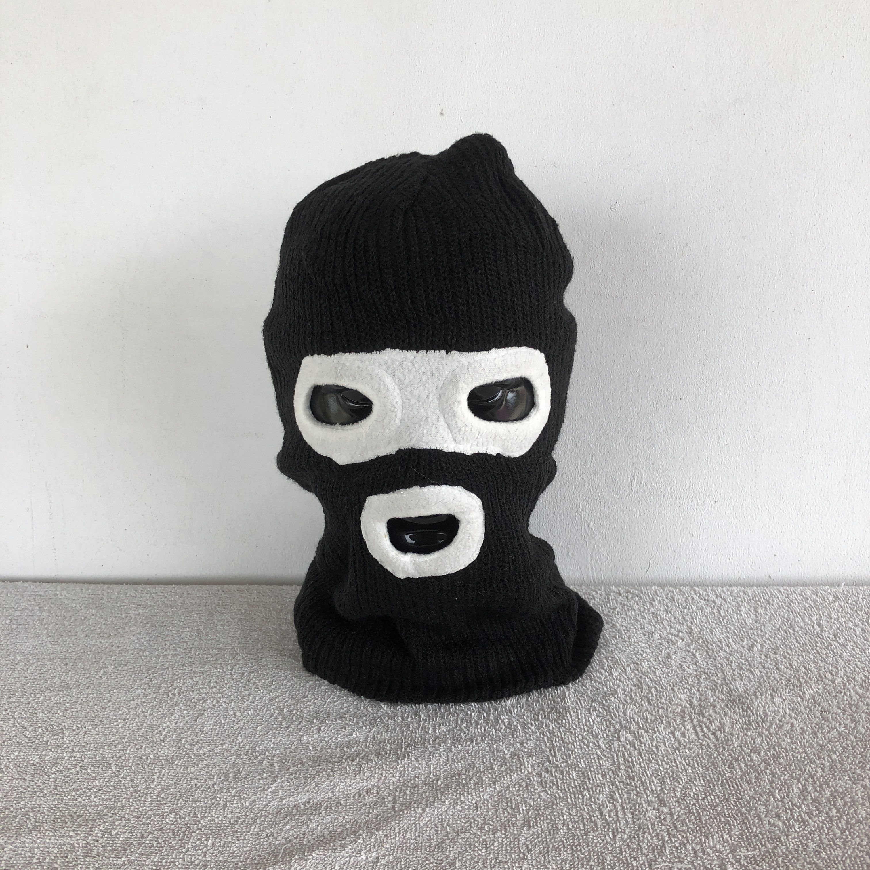 Japanese Brand × Other Vintage 90s Balanclava Beanie Knitted Snow Caps Hats Size ONE SIZE - 1 Thumbnail