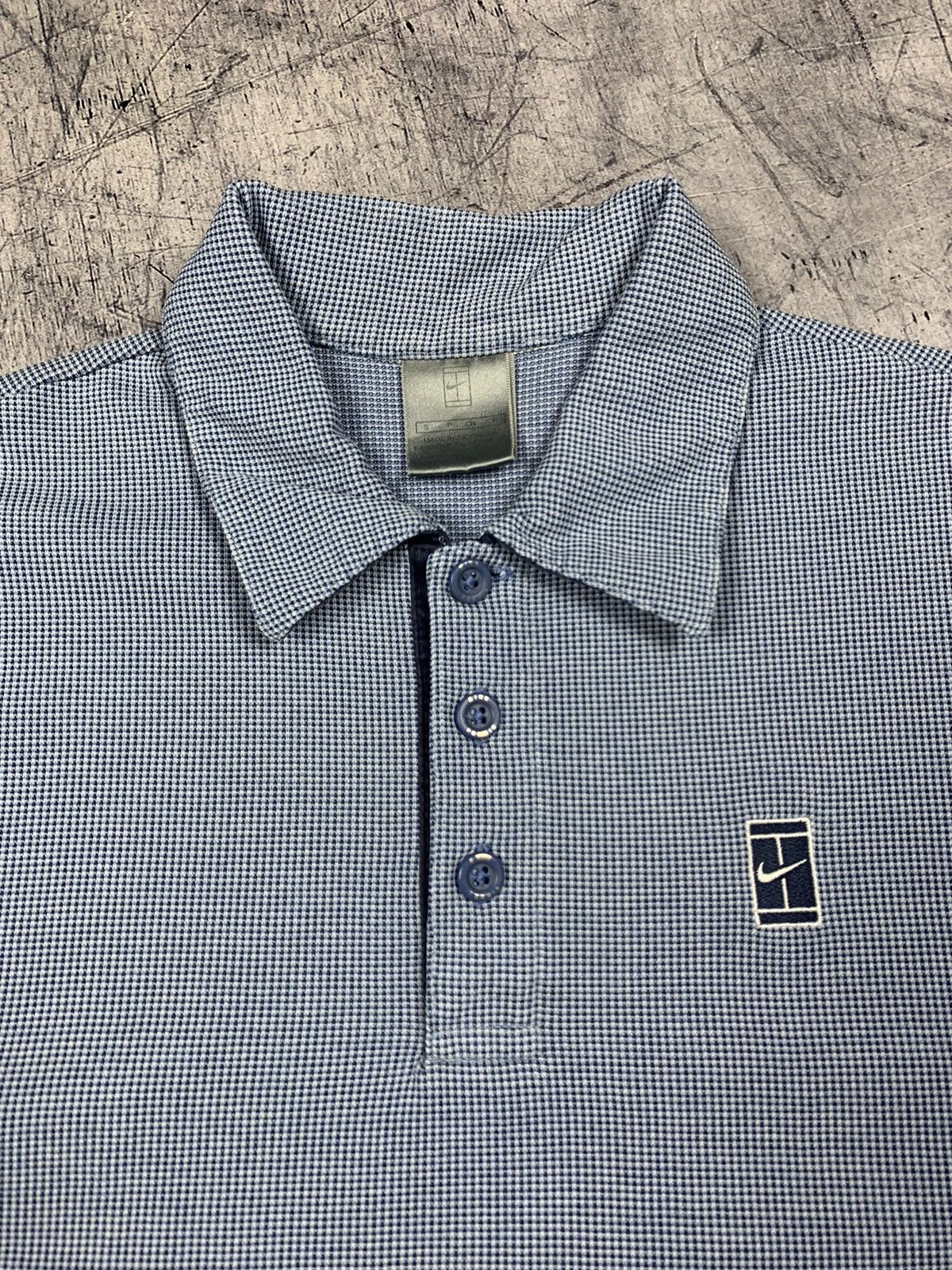Nike Y2K Nike Tennis Court Checkered Polo like Andre Agassi Size US S / EU 44-46 / 1 - 6 Thumbnail