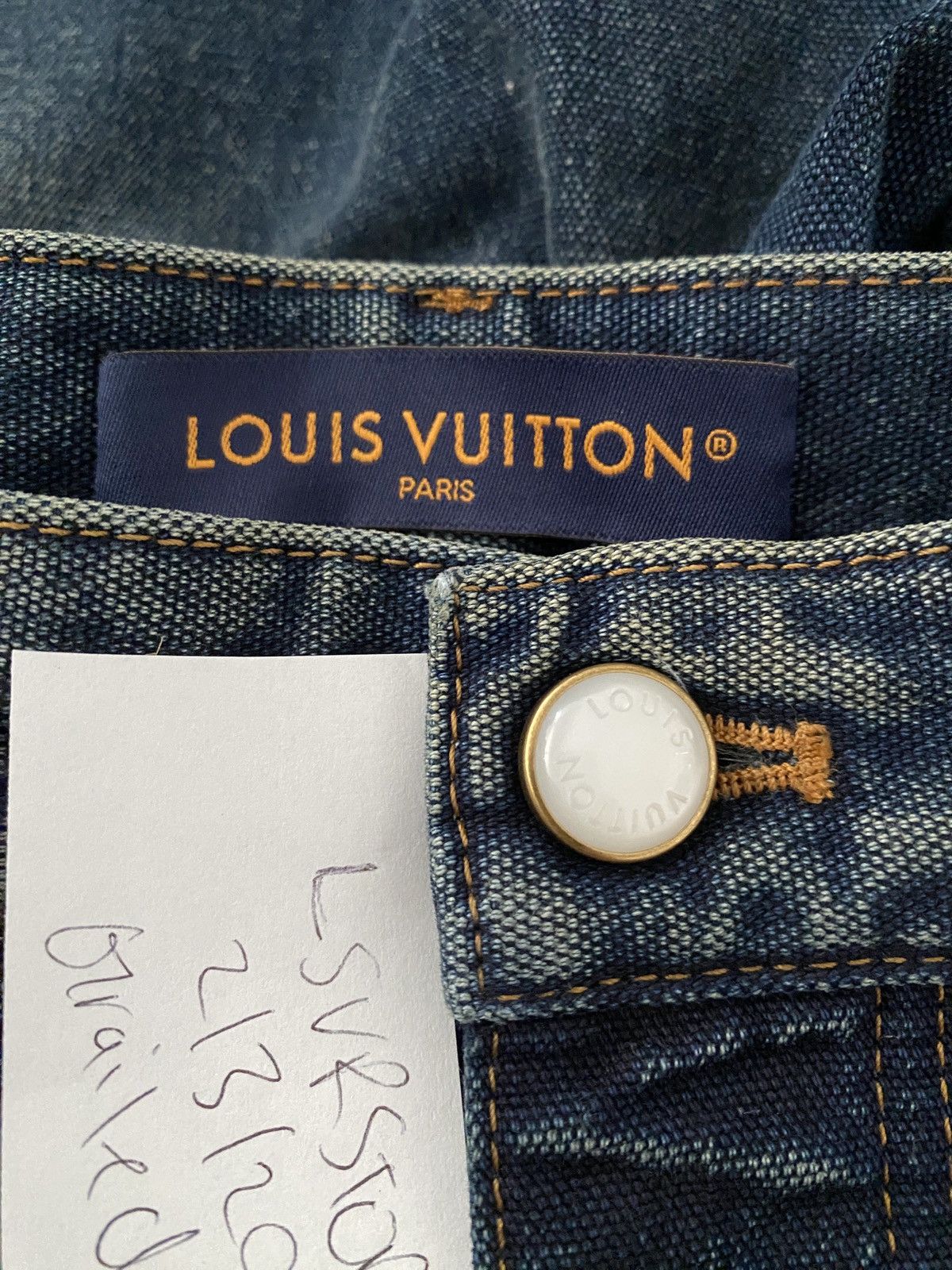 Louis Vuitton Louis Vuitton FW25 Denim Workwear Shorts 32 1AILT8 Size US 32 / EU 48 - 4 Thumbnail