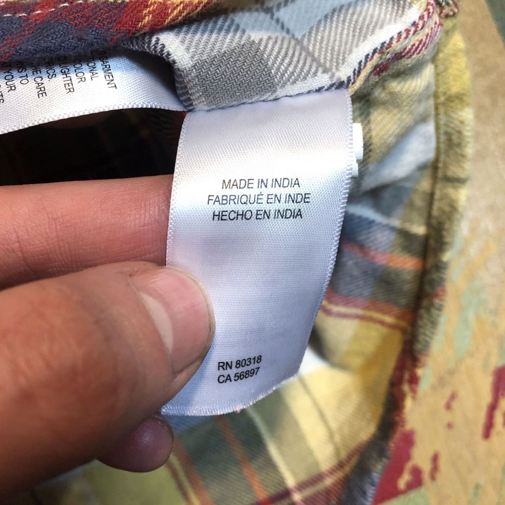 Lucky Brand Lucky Brand Flannel Shirt Mens XL Blue Yellow Plaid Long Sleeve Button-Up Casual Workwear Streetwear Vintage No Size US XL / EU 56 / 4 - 4 Thumbnail