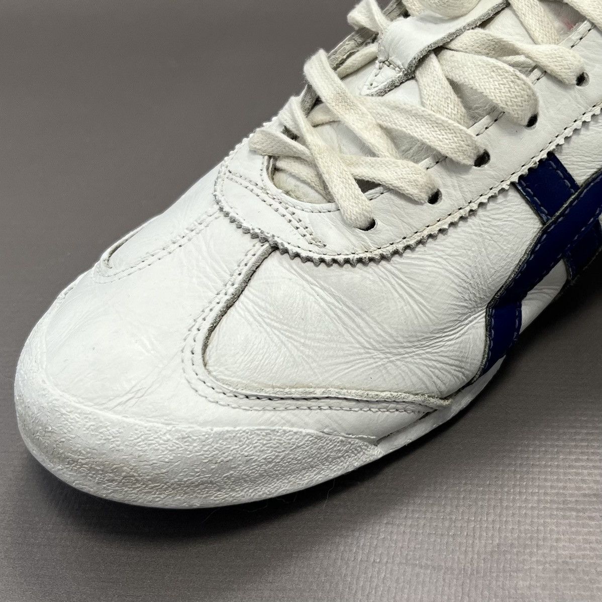 Asics × Japanese Brand × Vintage Asics Tiger Onitsuka Mexico 66 White Leather Sneakers Sz 8 Size US 8 / EU 41 - 12 Thumbnail